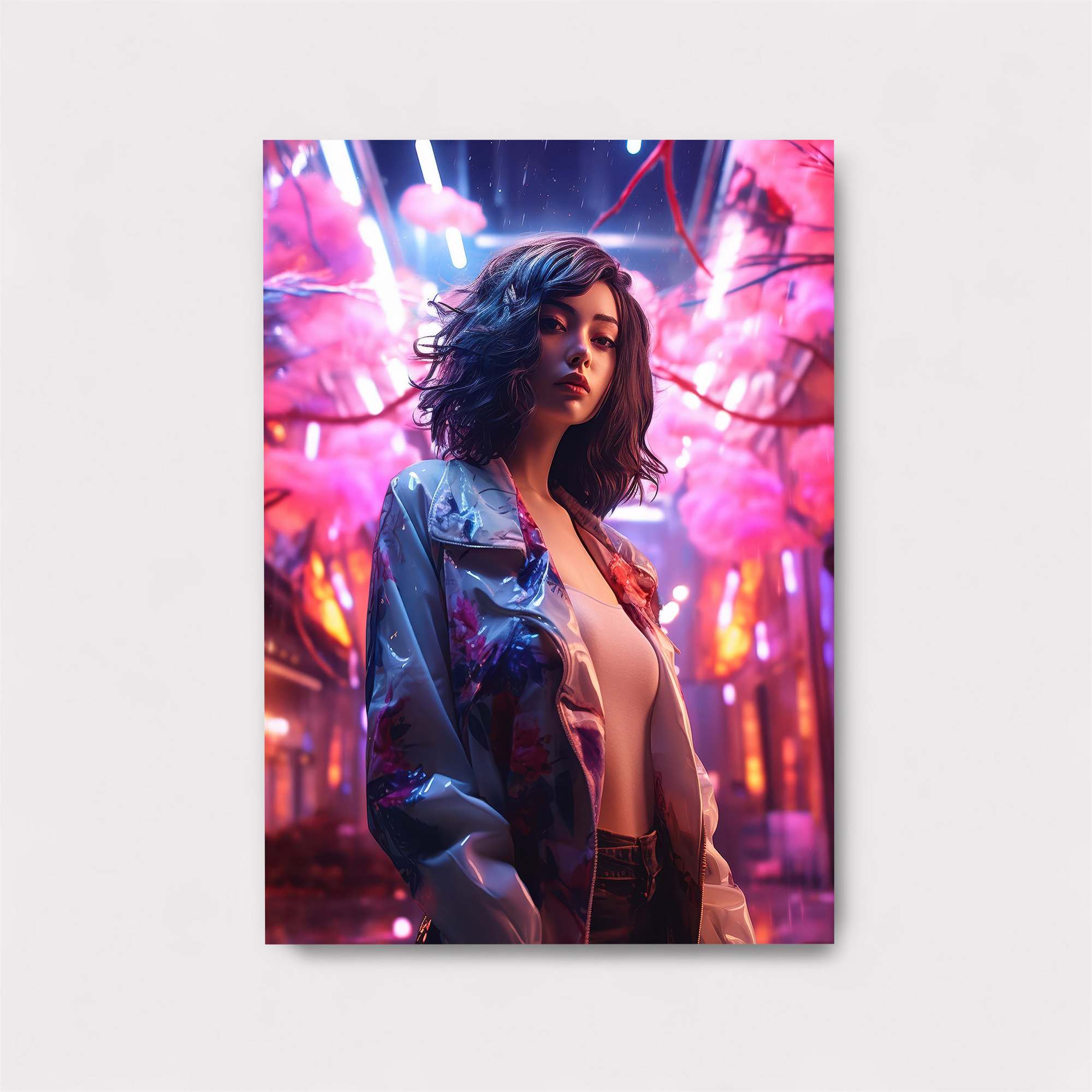 Neon Dreamscape Safe Wall Magnetic / M