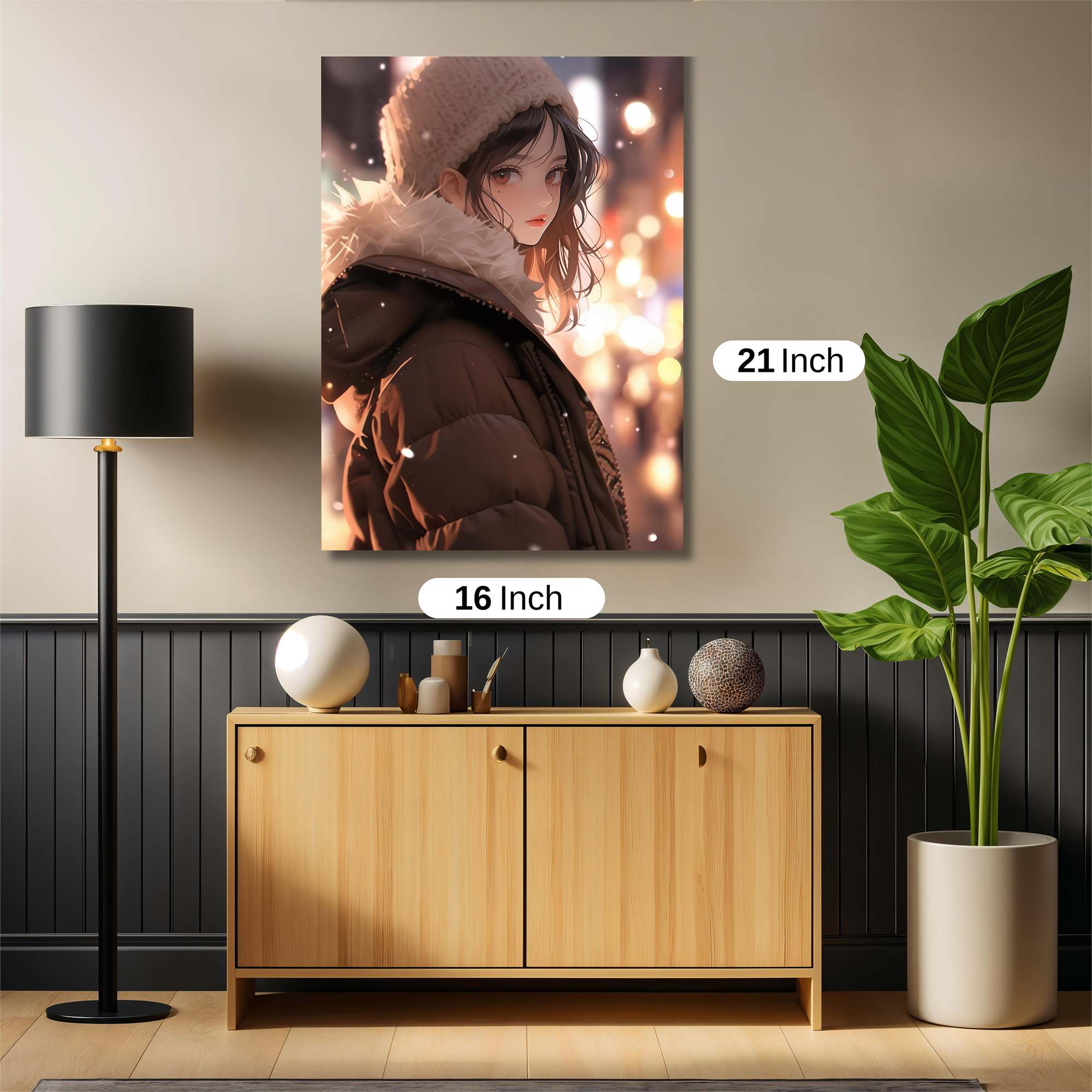 Winter Whimsy Safe Wall Magnetic / M