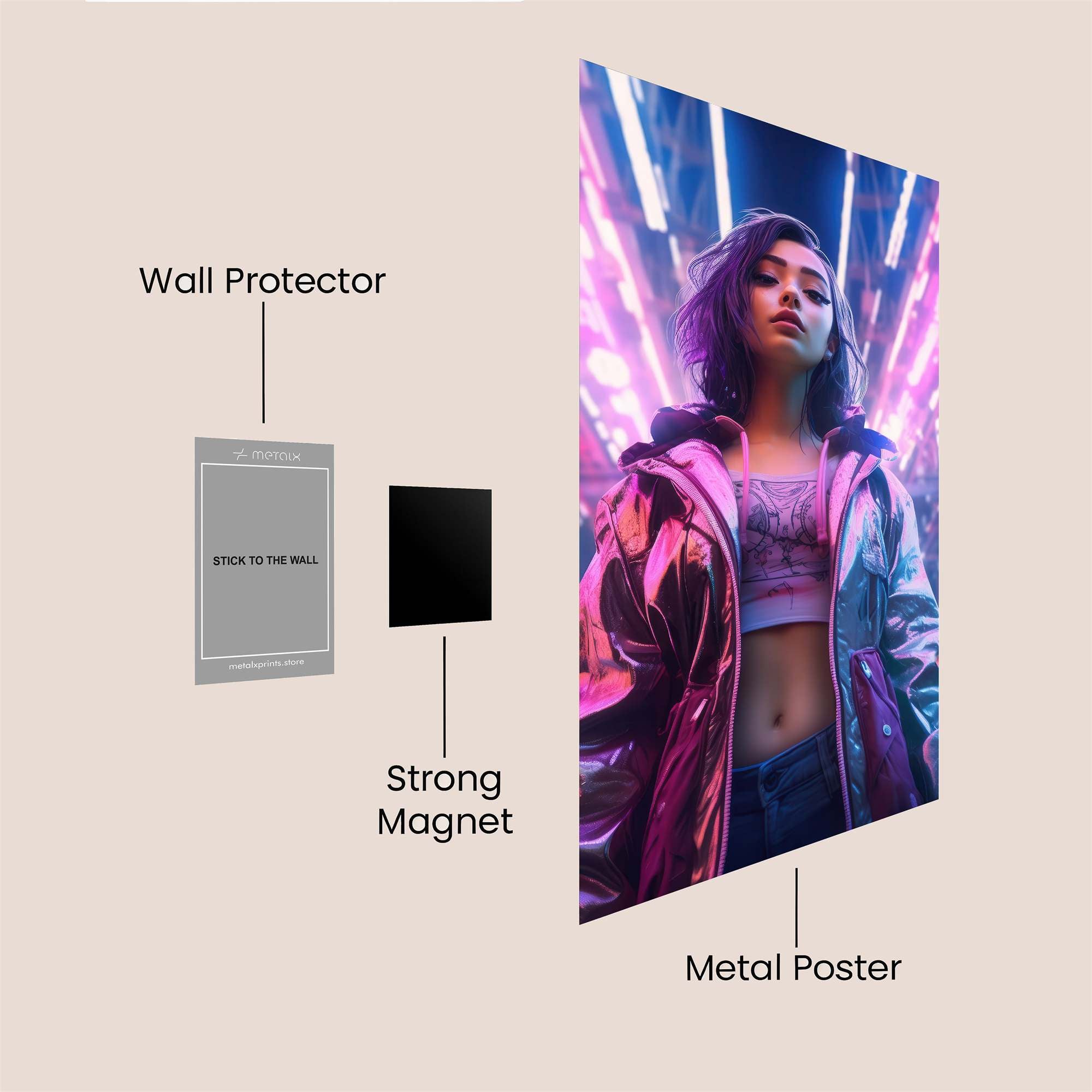 Cyberpunk Serenity Safe Wall Magnetic / M