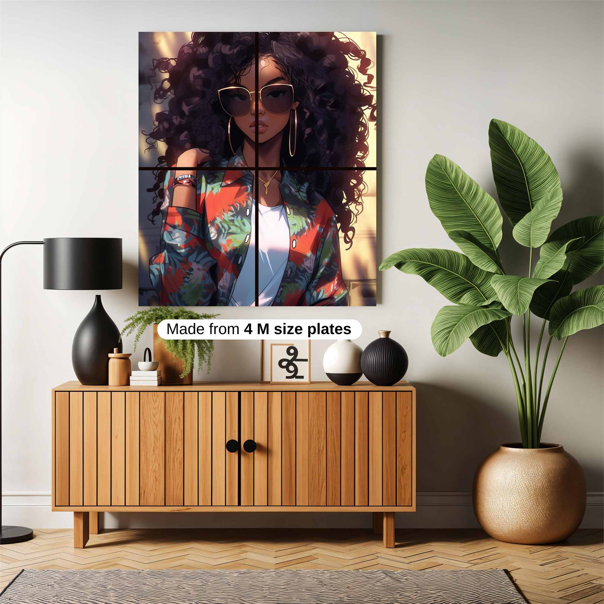 Afro Radiant Safe Wall Magnetic / M