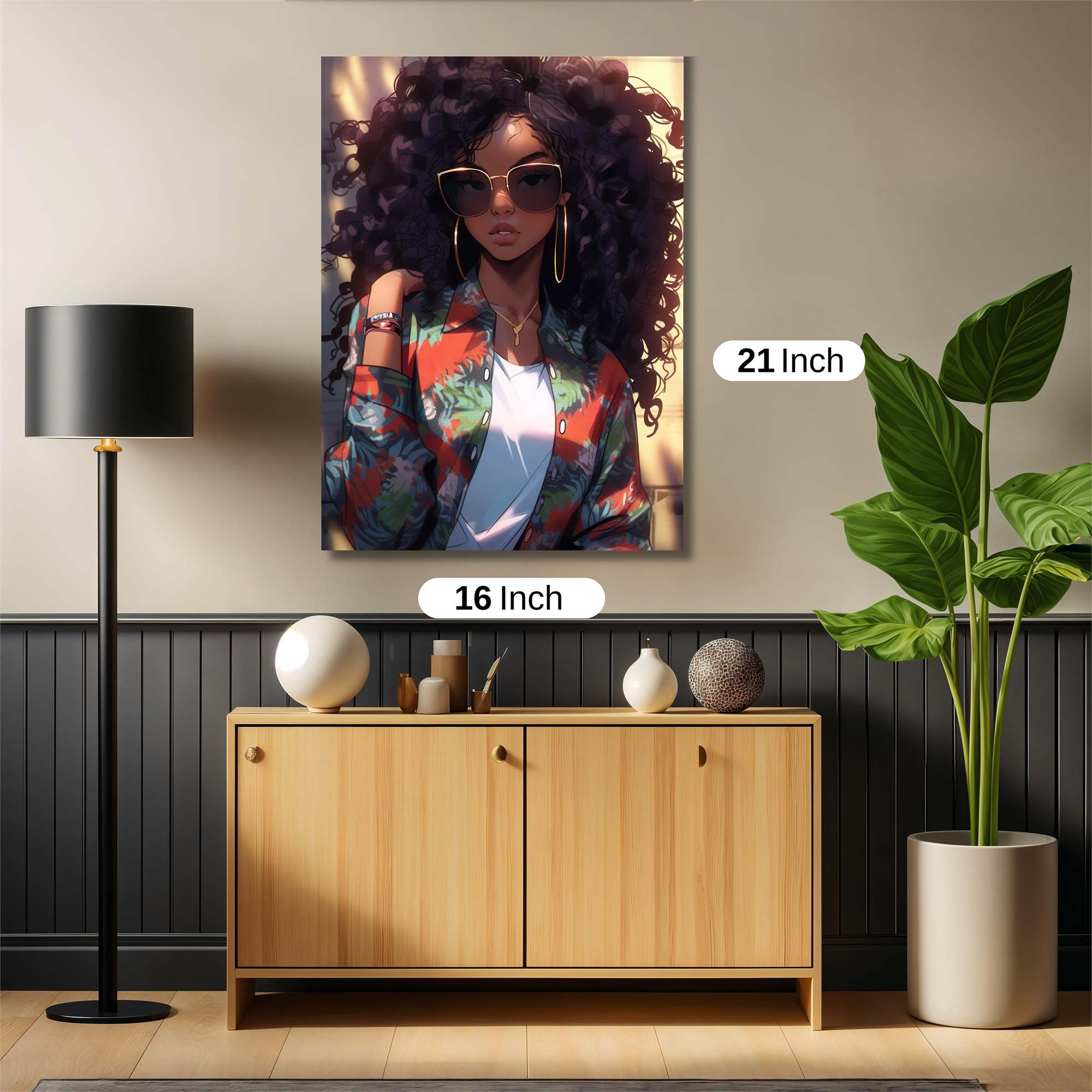 Afro Radiant Safe Wall Magnetic / M