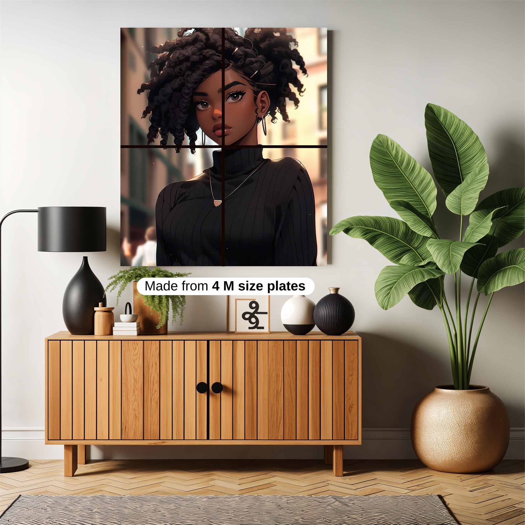 Curly Confidence Safe Wall Magnetic / M