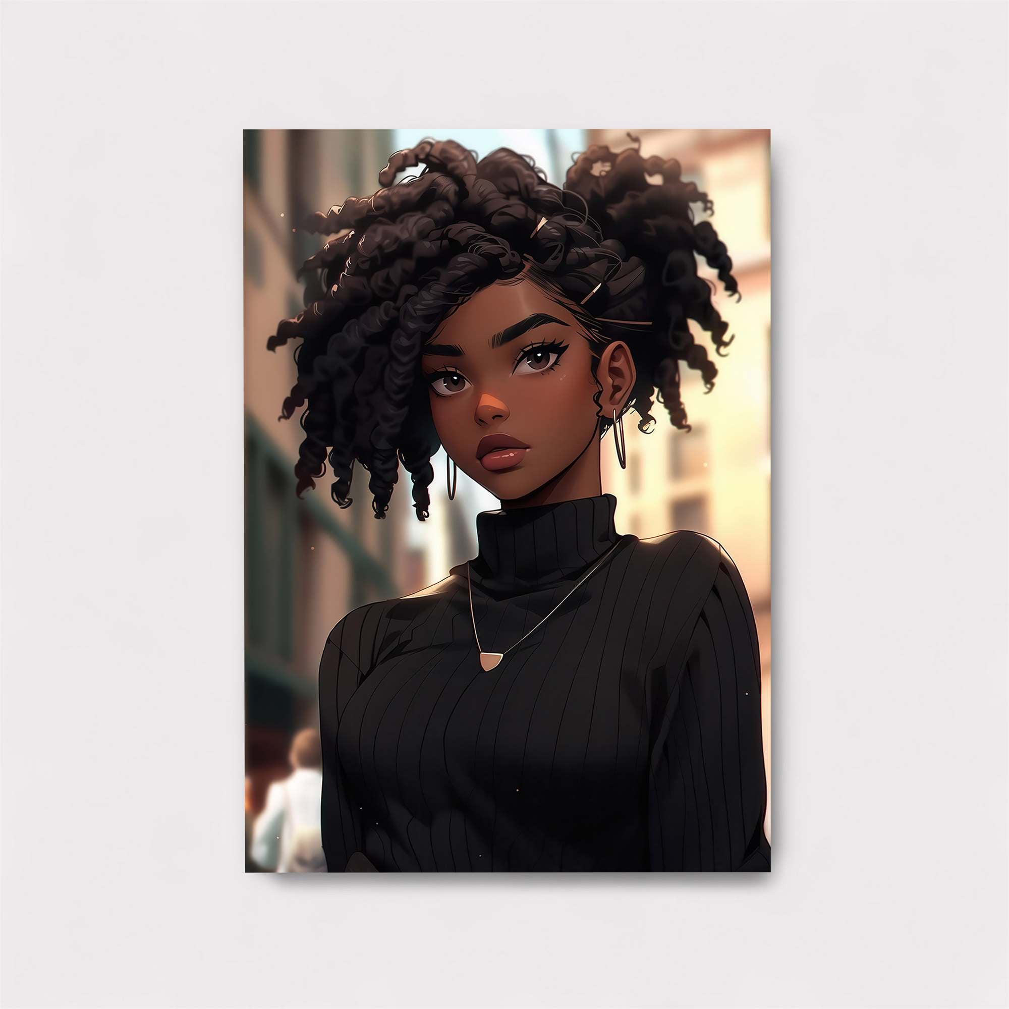 Curly Confidence Safe Wall Magnetic / M