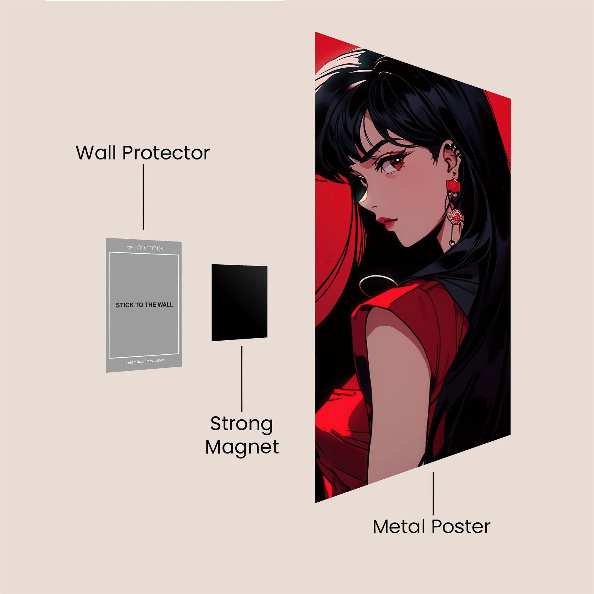 Raven Enigma Safe Wall Magnetic / M