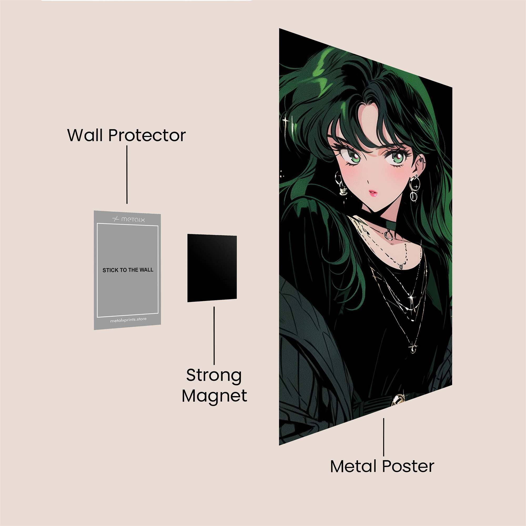 Sailor Enigmatic Safe Wall Magnetic / M