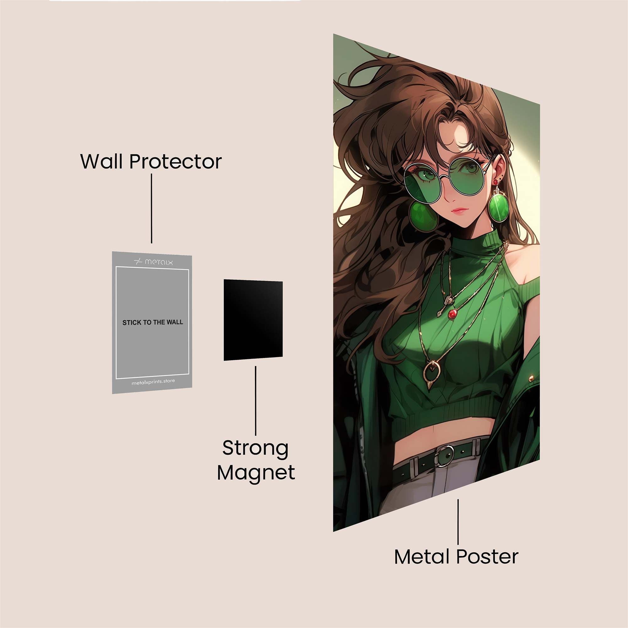 MadokaMystique Safe Wall Magnetic / M