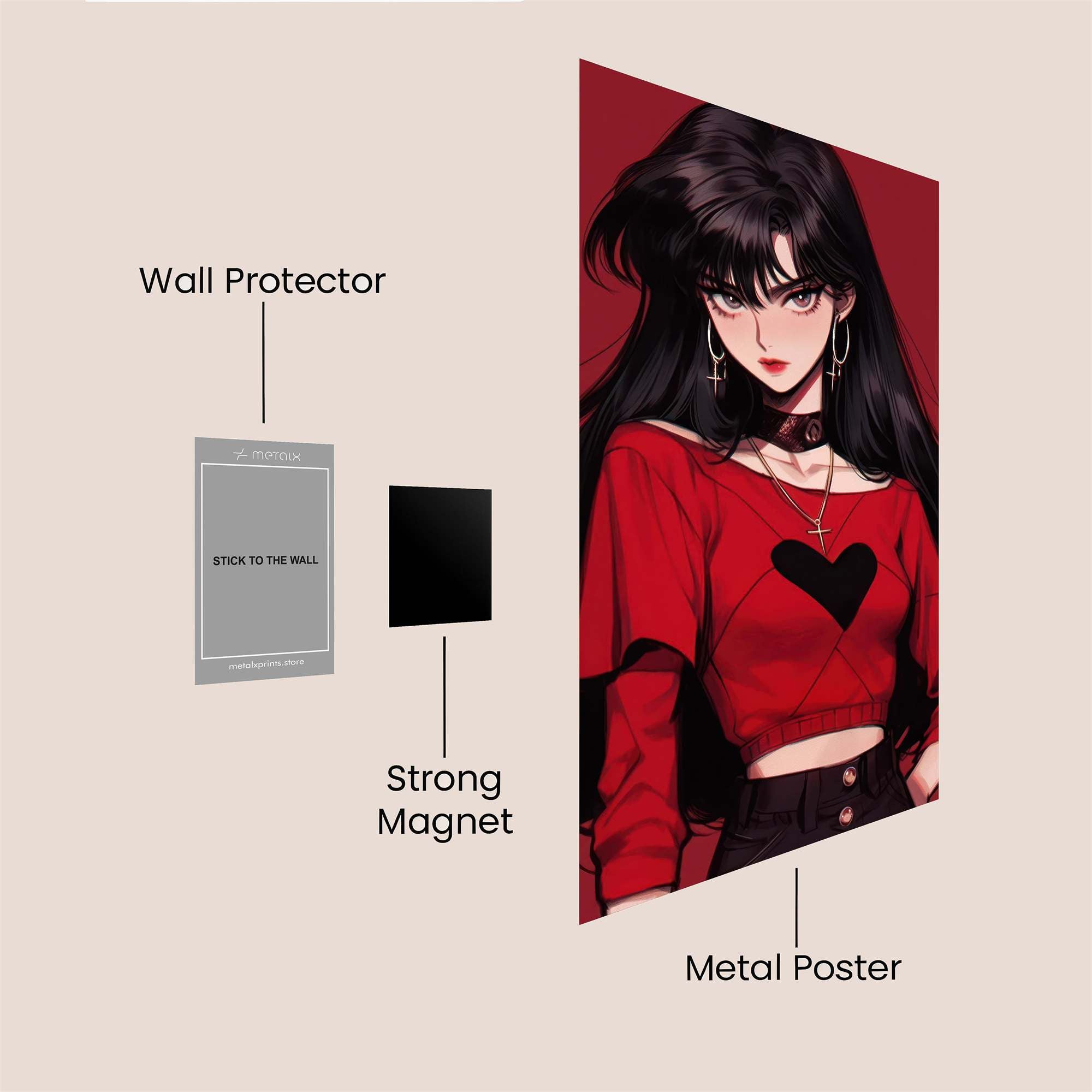 Raven Enigma Safe Wall Magnetic / M