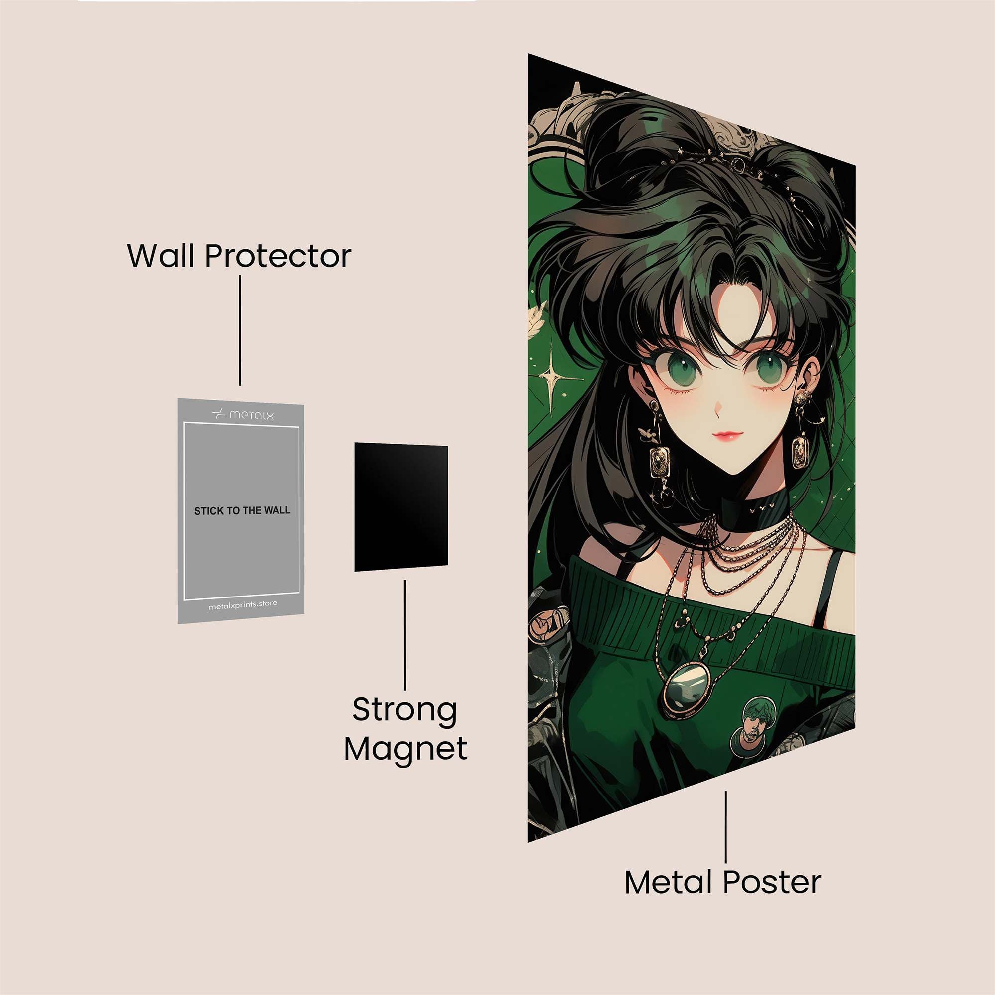 Emerald Enigma Safe Wall Magnetic / M