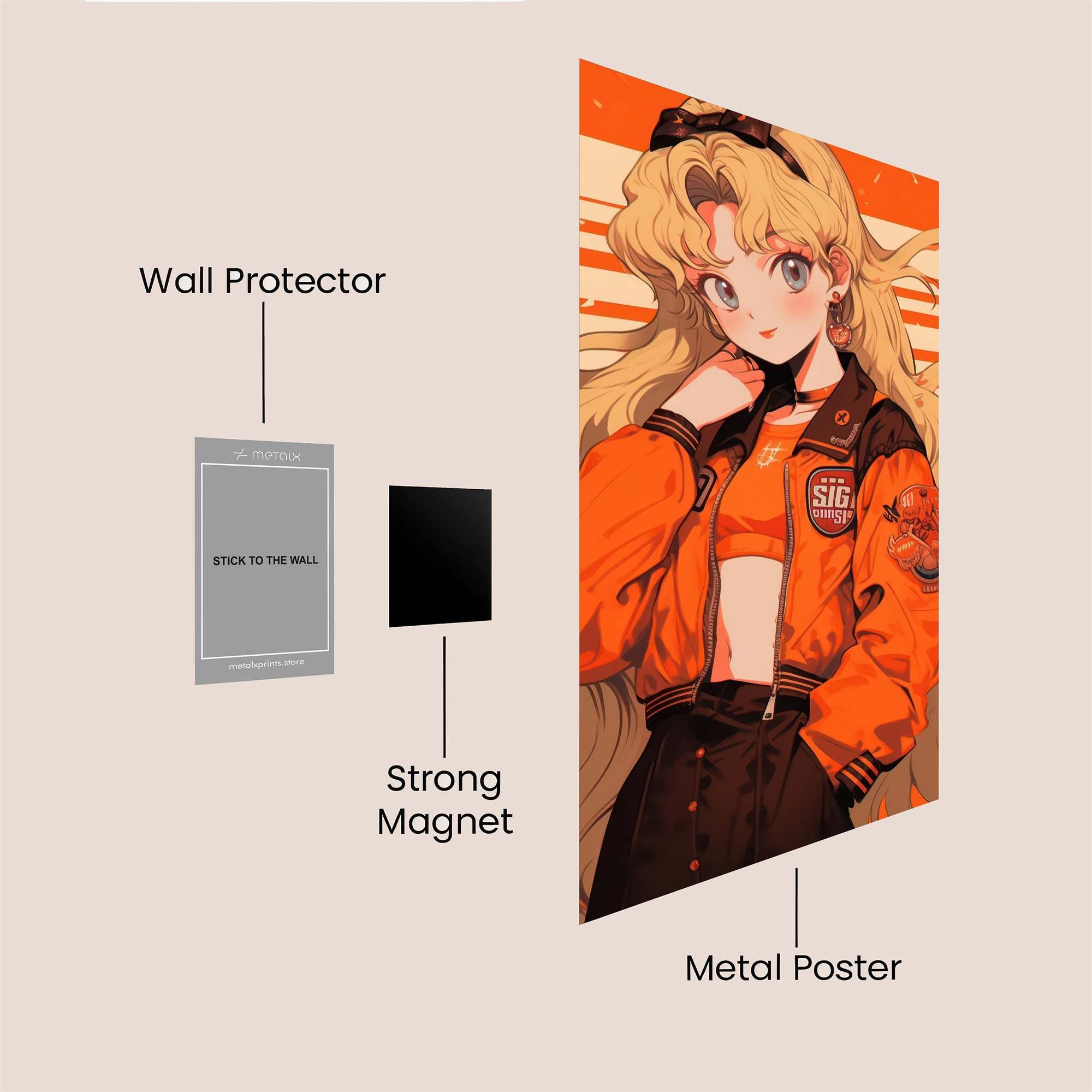 Usagi Radiant Safe Wall Magnetic / M