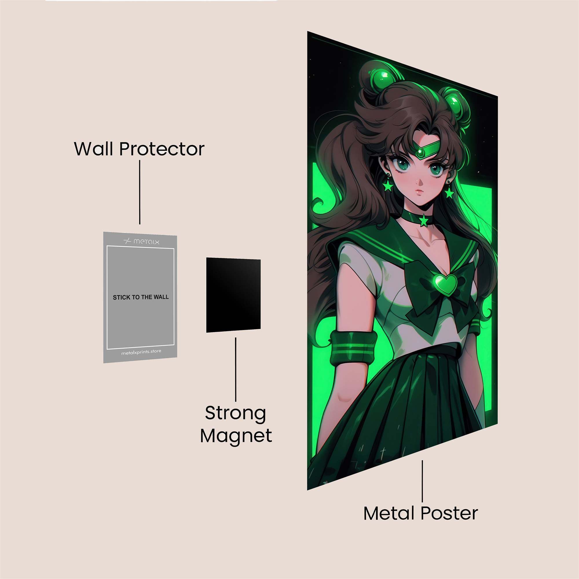 Sailor Enigmatic Safe Wall Magnetic / M