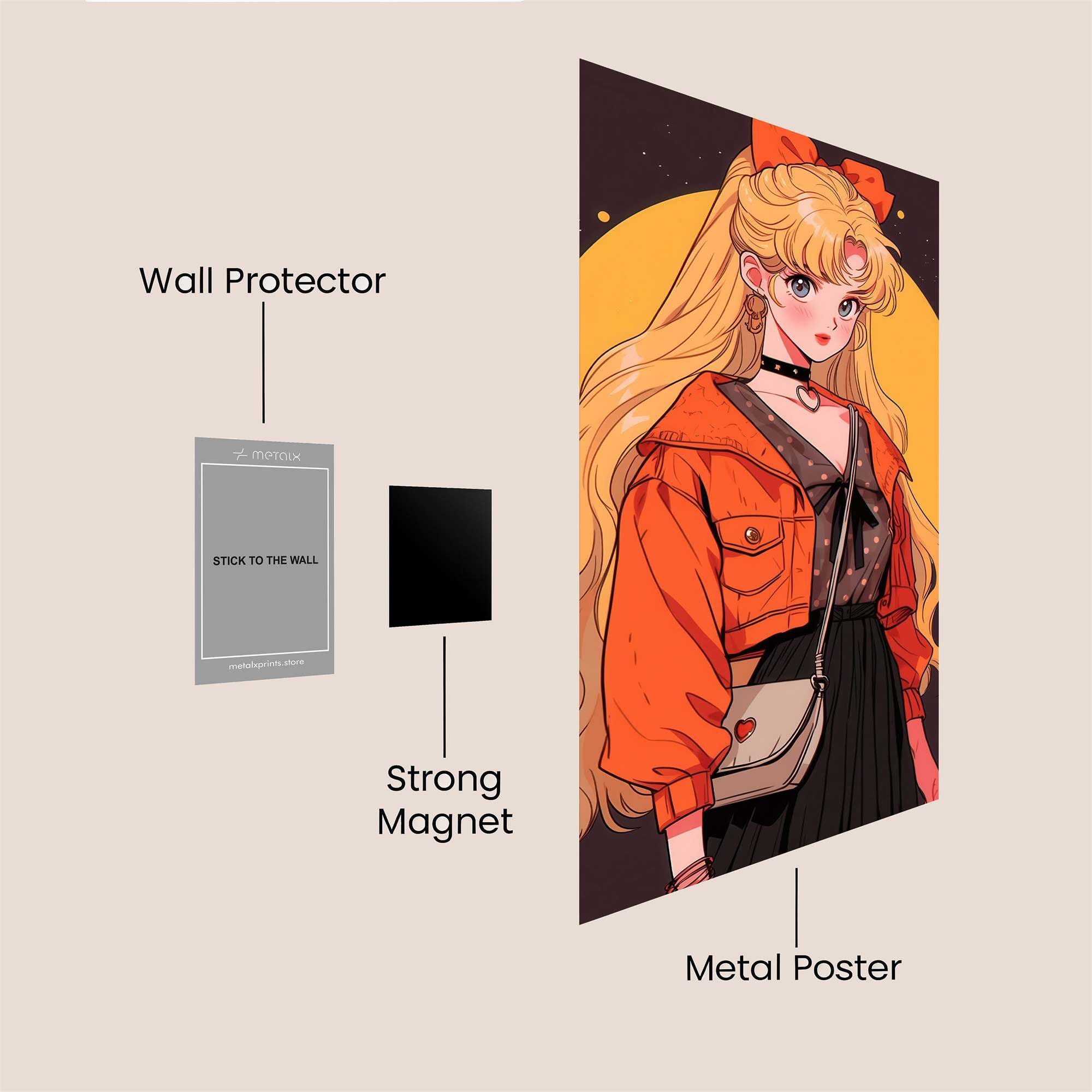 Usagi Dreamy Safe Wall Magnetic / M