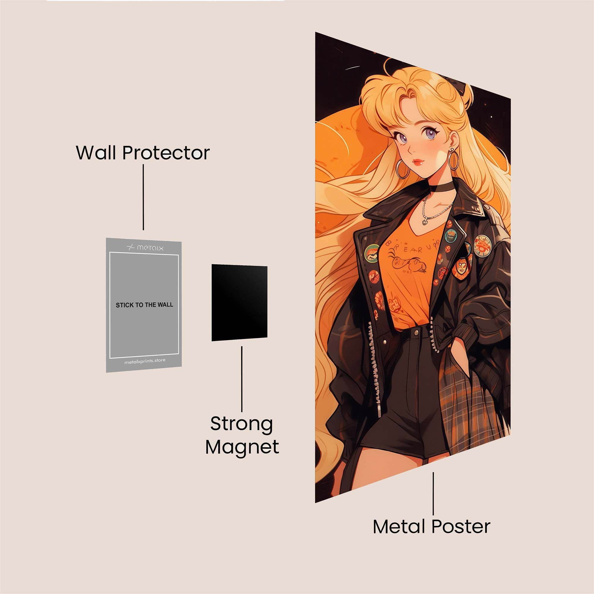 Sailor Enigmatic Safe Wall Magnetic / M