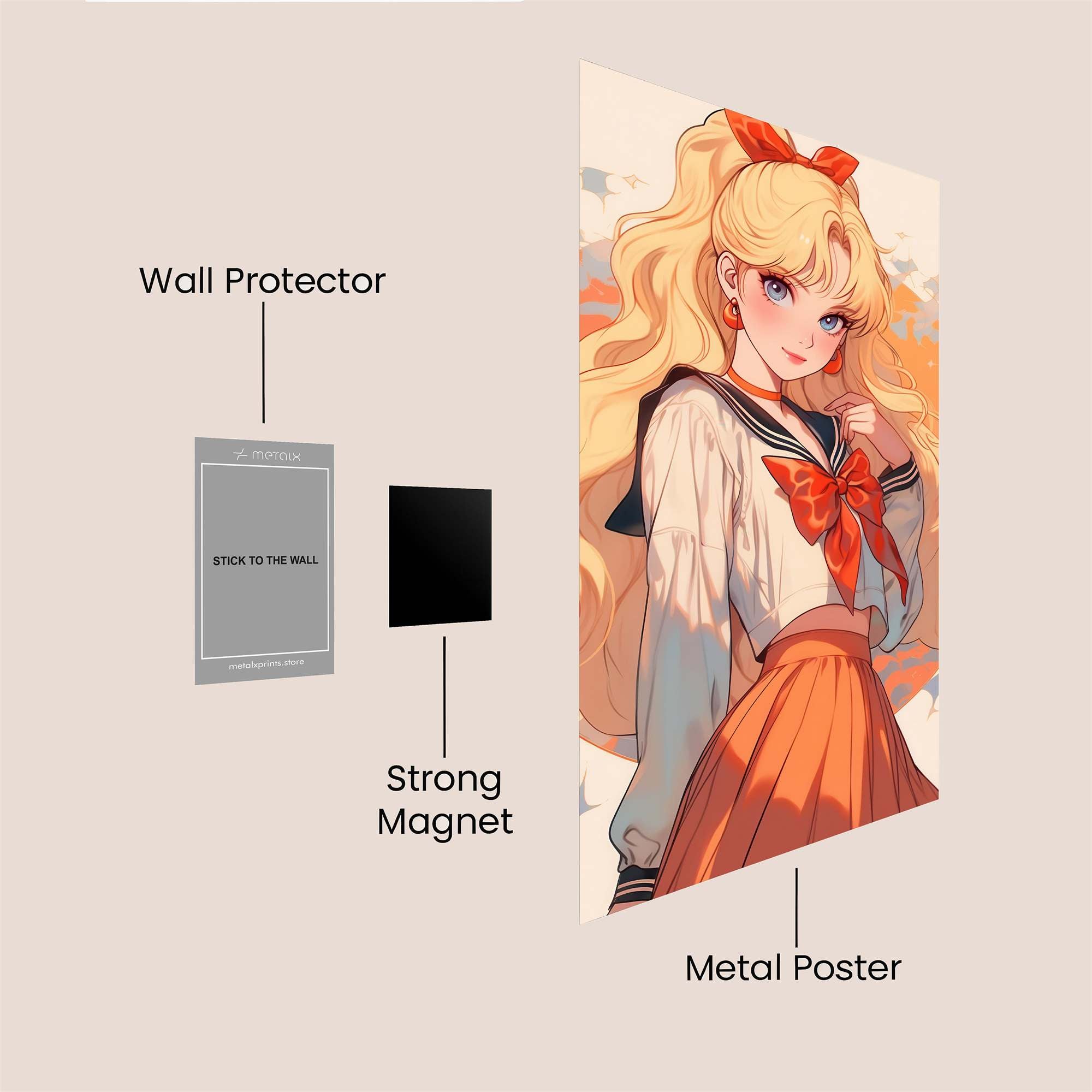 Usagi Blissful Safe Wall Magnetic / M