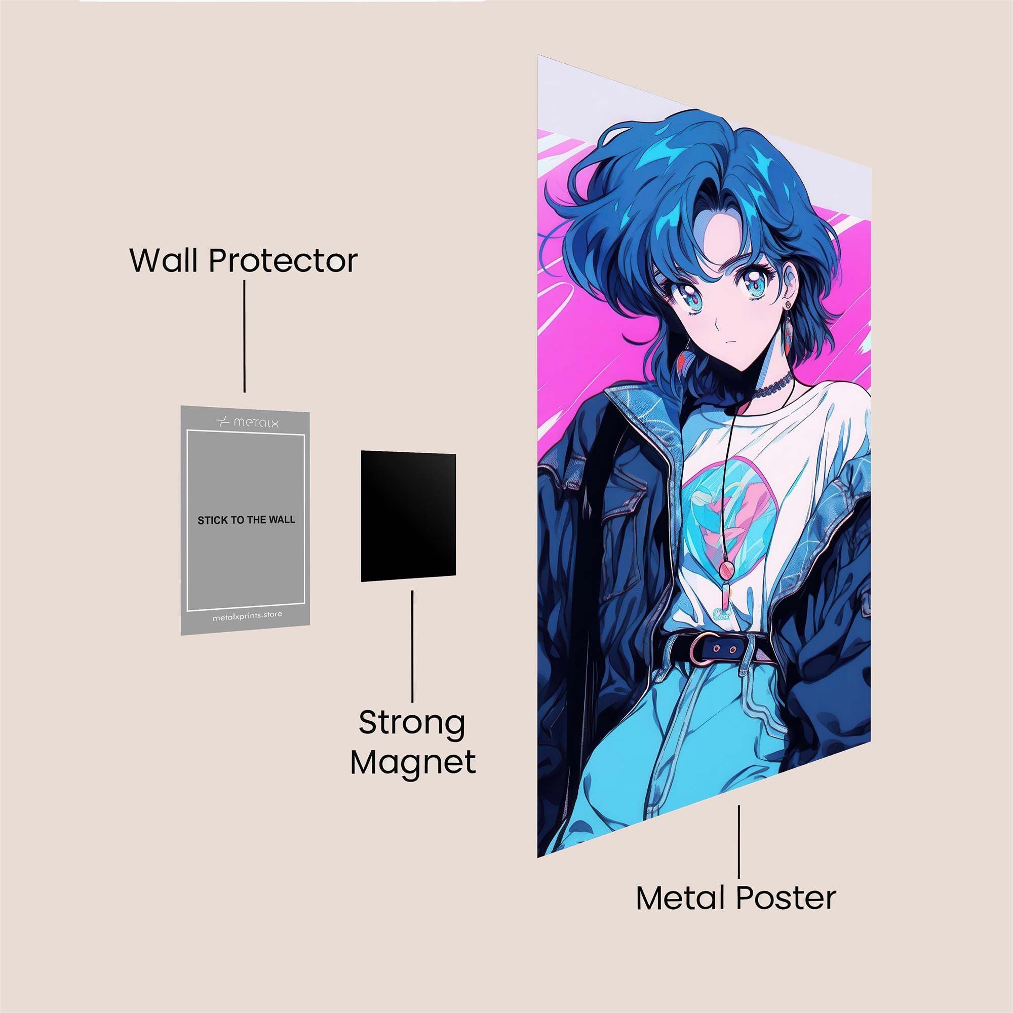 Usagi Dreamy Safe Wall Magnetic / M