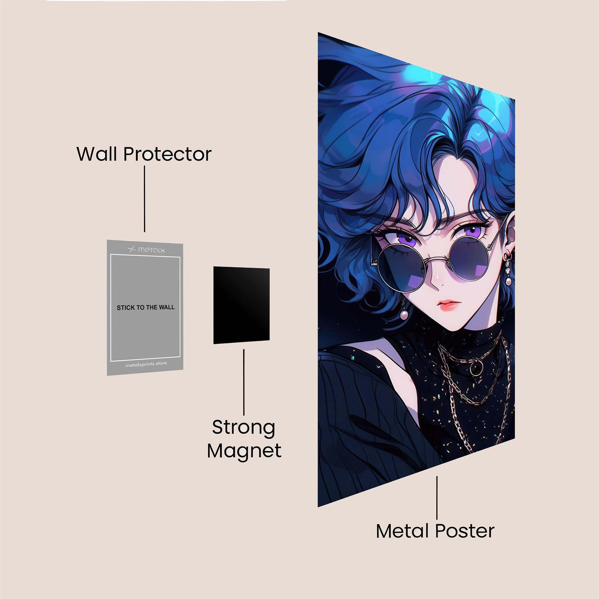 Usagi Enigmatic Safe Wall Magnetic / M