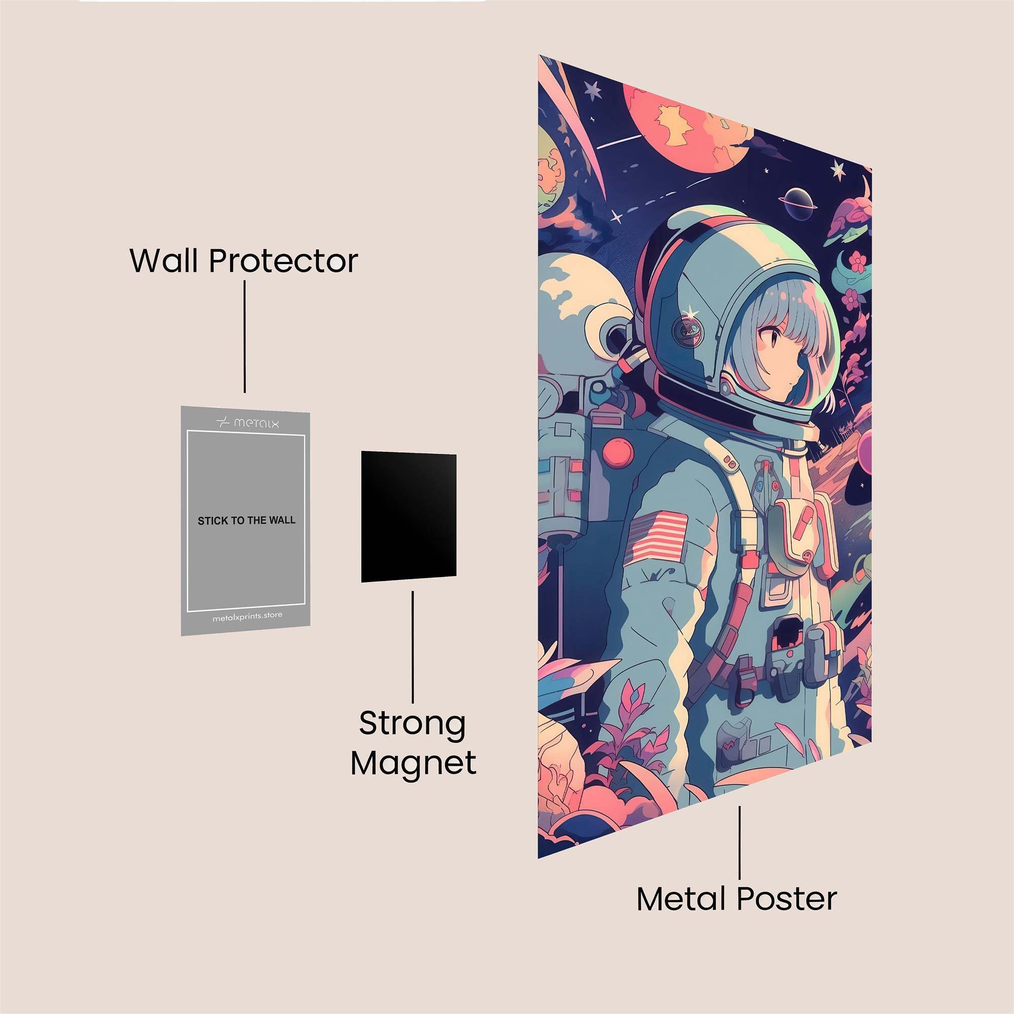 Cosmic Dreamer Safe Wall Magnetic / M