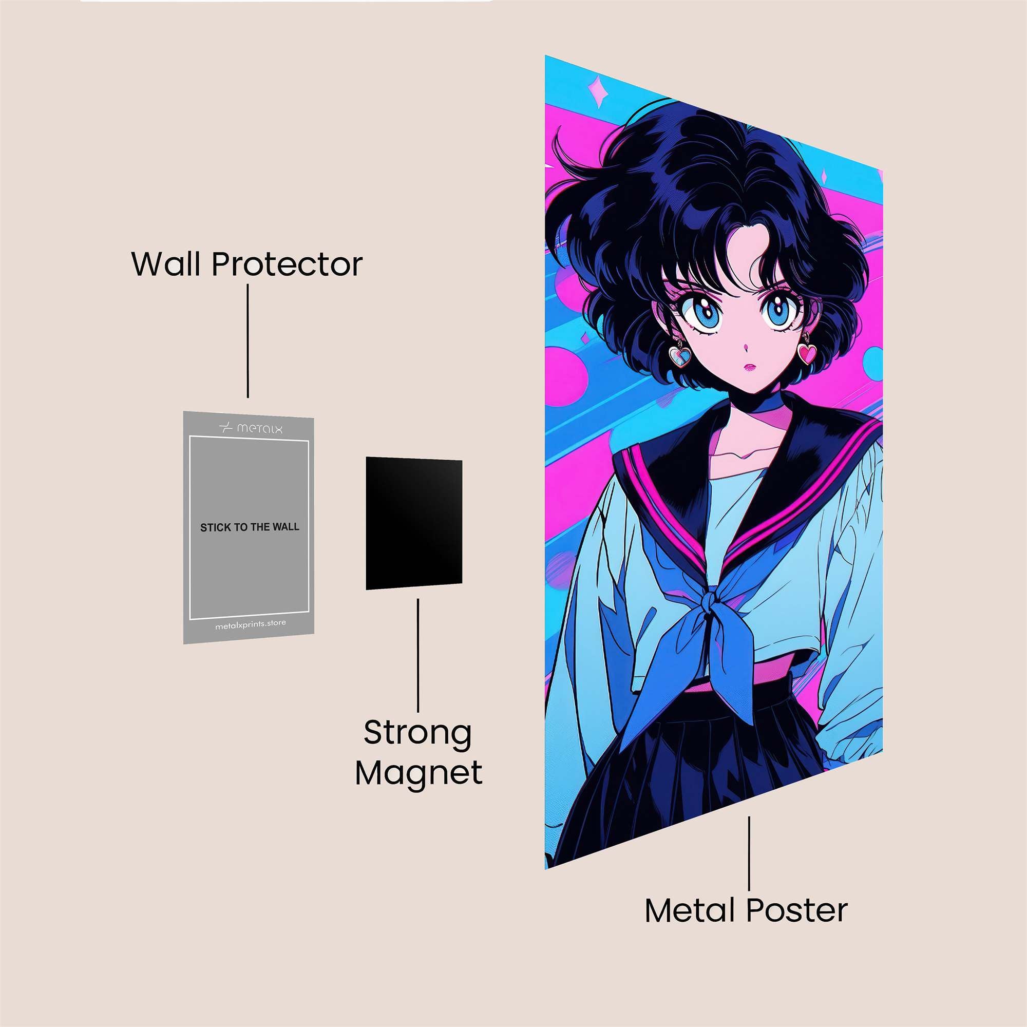 Usagi Dreamy Safe Wall Magnetic / M