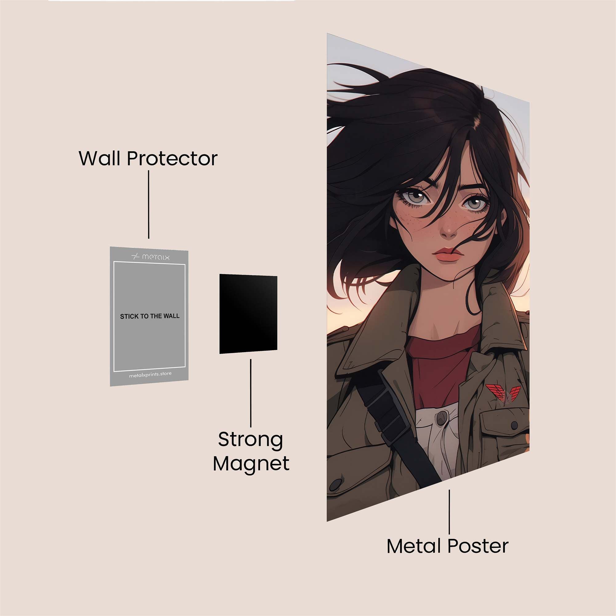 Mikasa Serene Safe Wall Magnetic / M