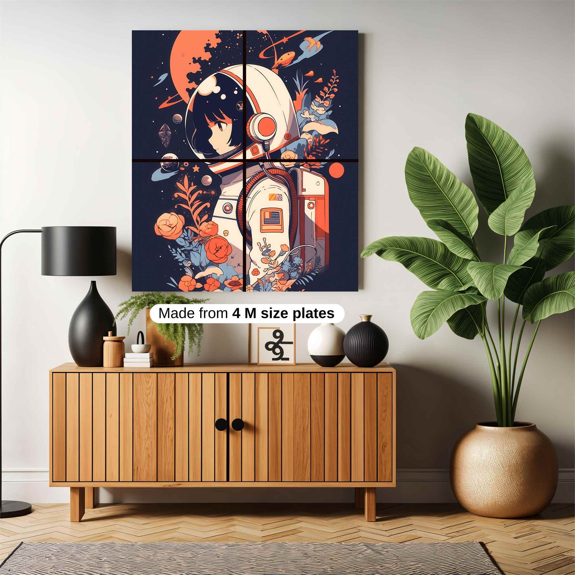 Astronaut Dreamscape Safe Wall Magnetic / M