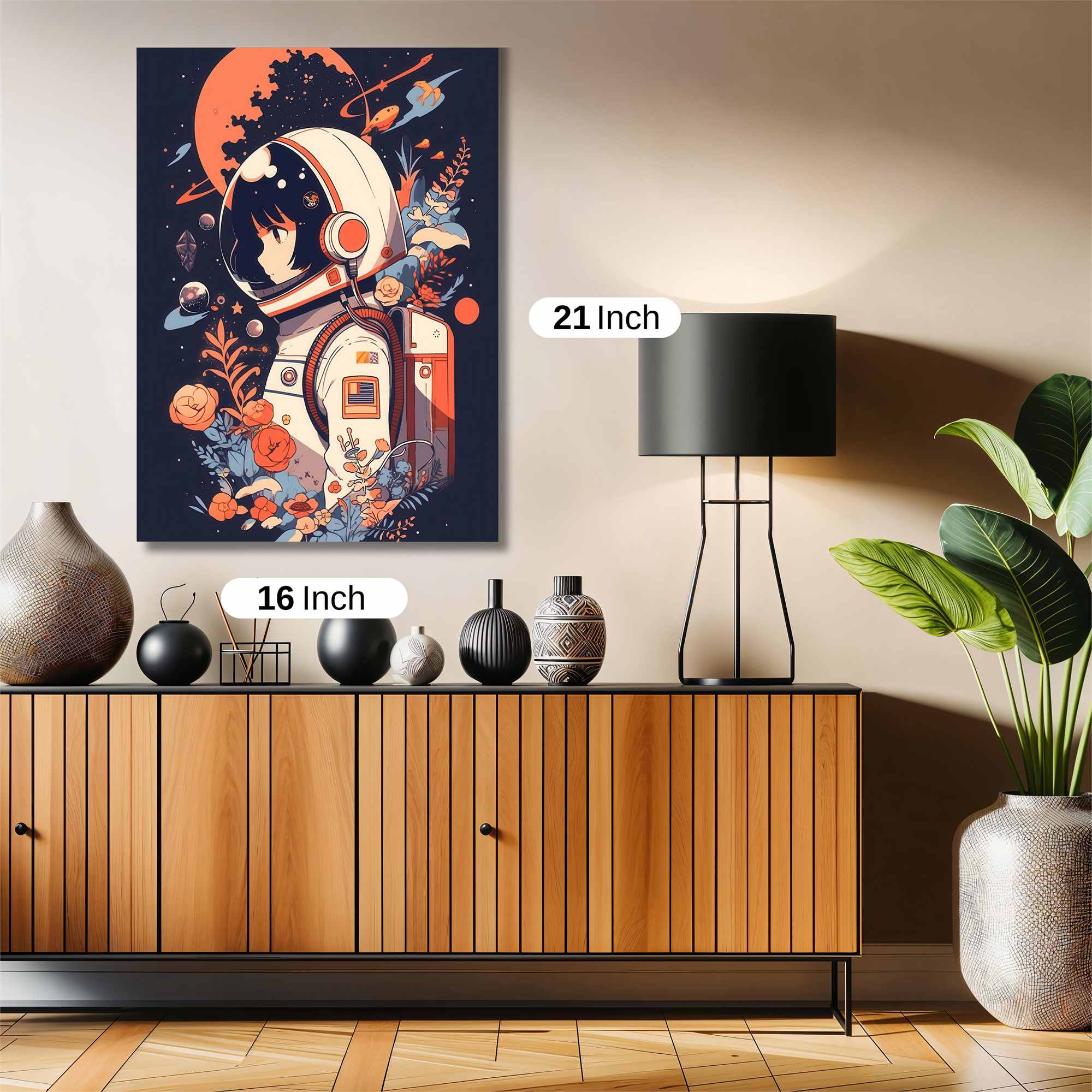 Astronaut Dreamscape Safe Wall Magnetic / M