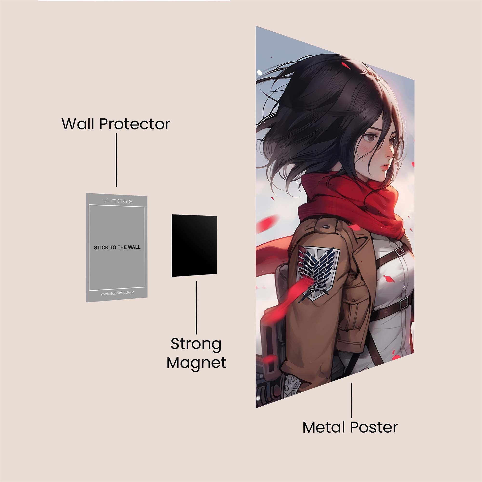 Mikasa Melancholy Safe Wall Magnetic / M