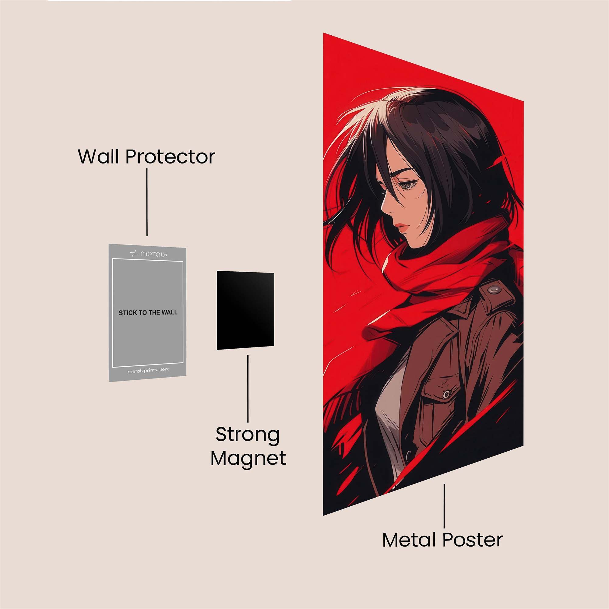 Mikasa Melancholy Safe Wall Magnetic / M