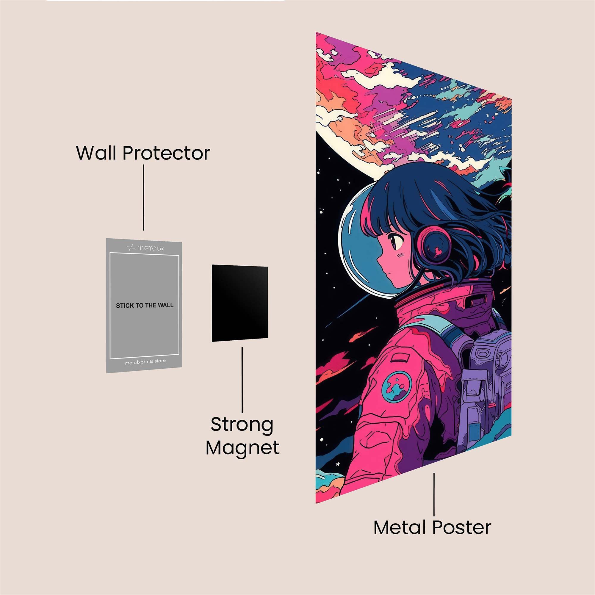 Cosmic Dreamer Safe Wall Magnetic / M