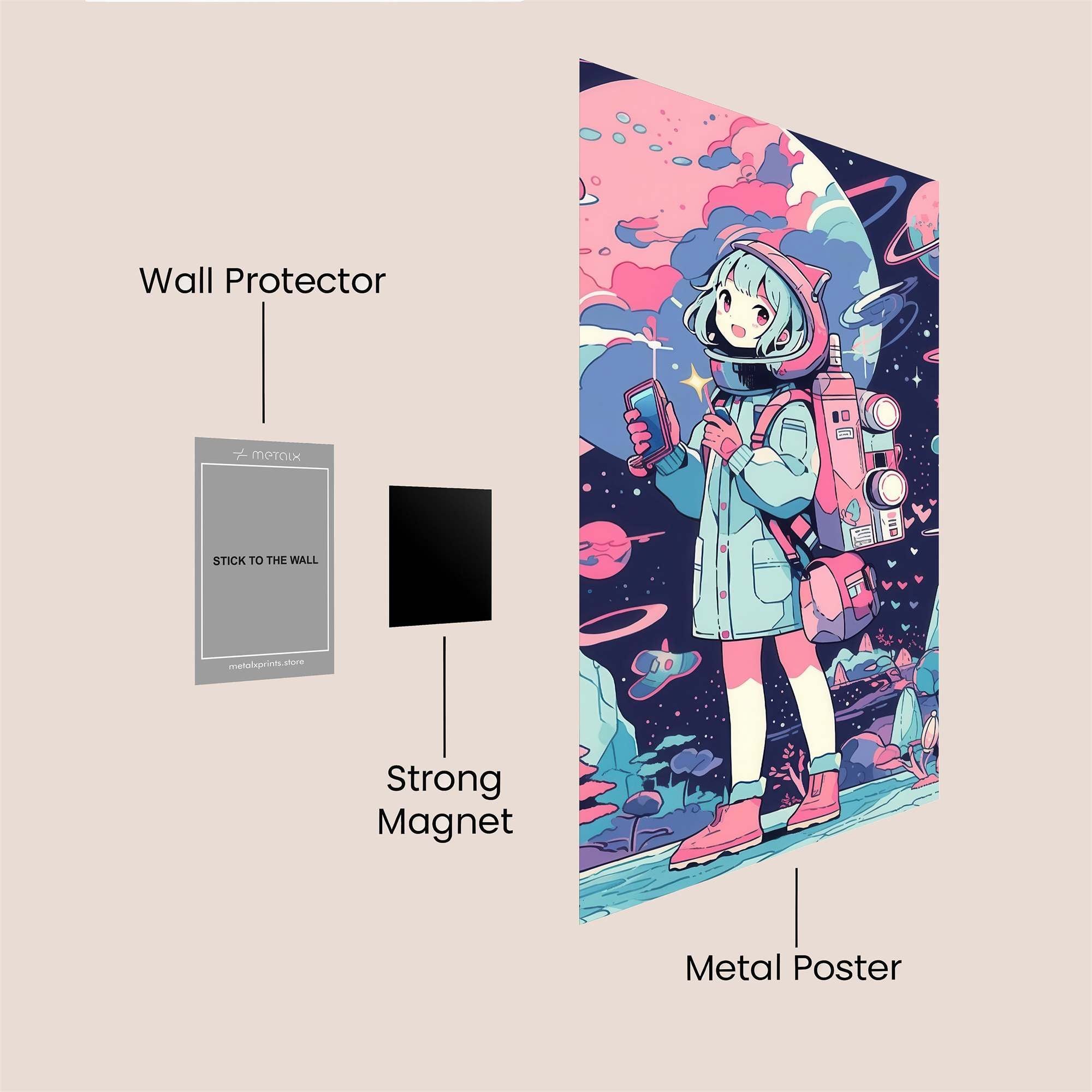 Luna Dreamer Safe Wall Magnetic / M