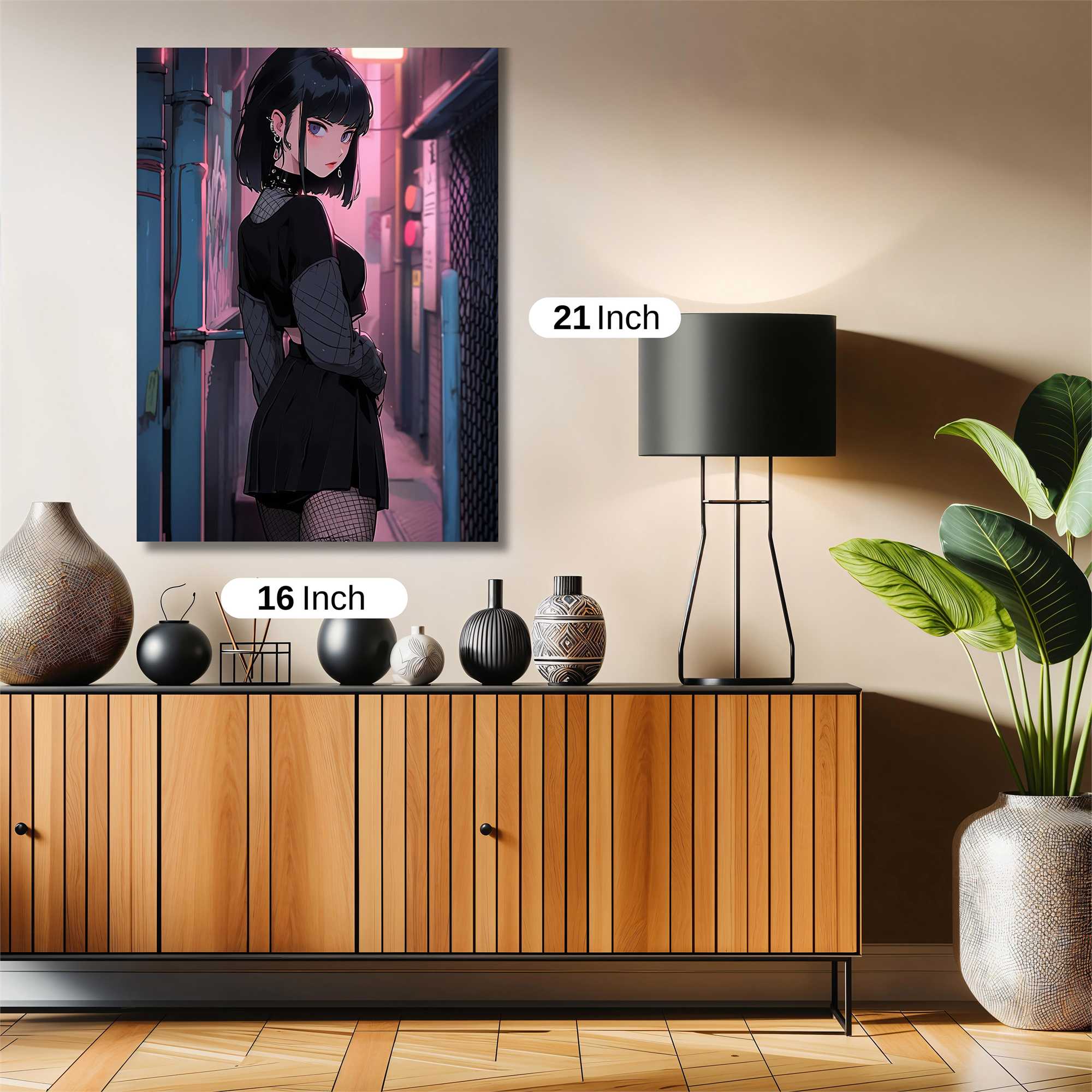 Neon Solitude Safe Wall Magnetic / M