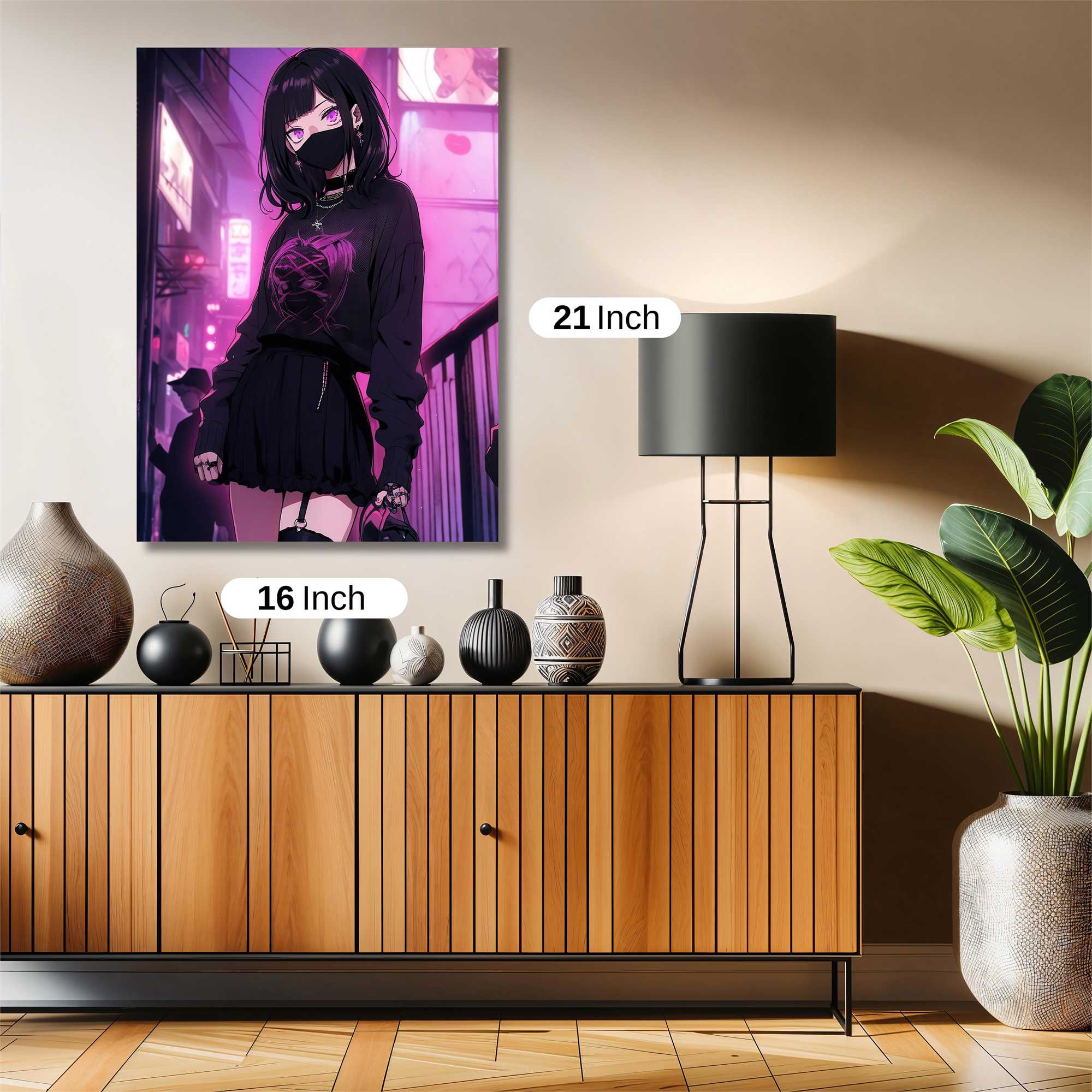 Cyberpunk Elegance Safe Wall Magnetic / M