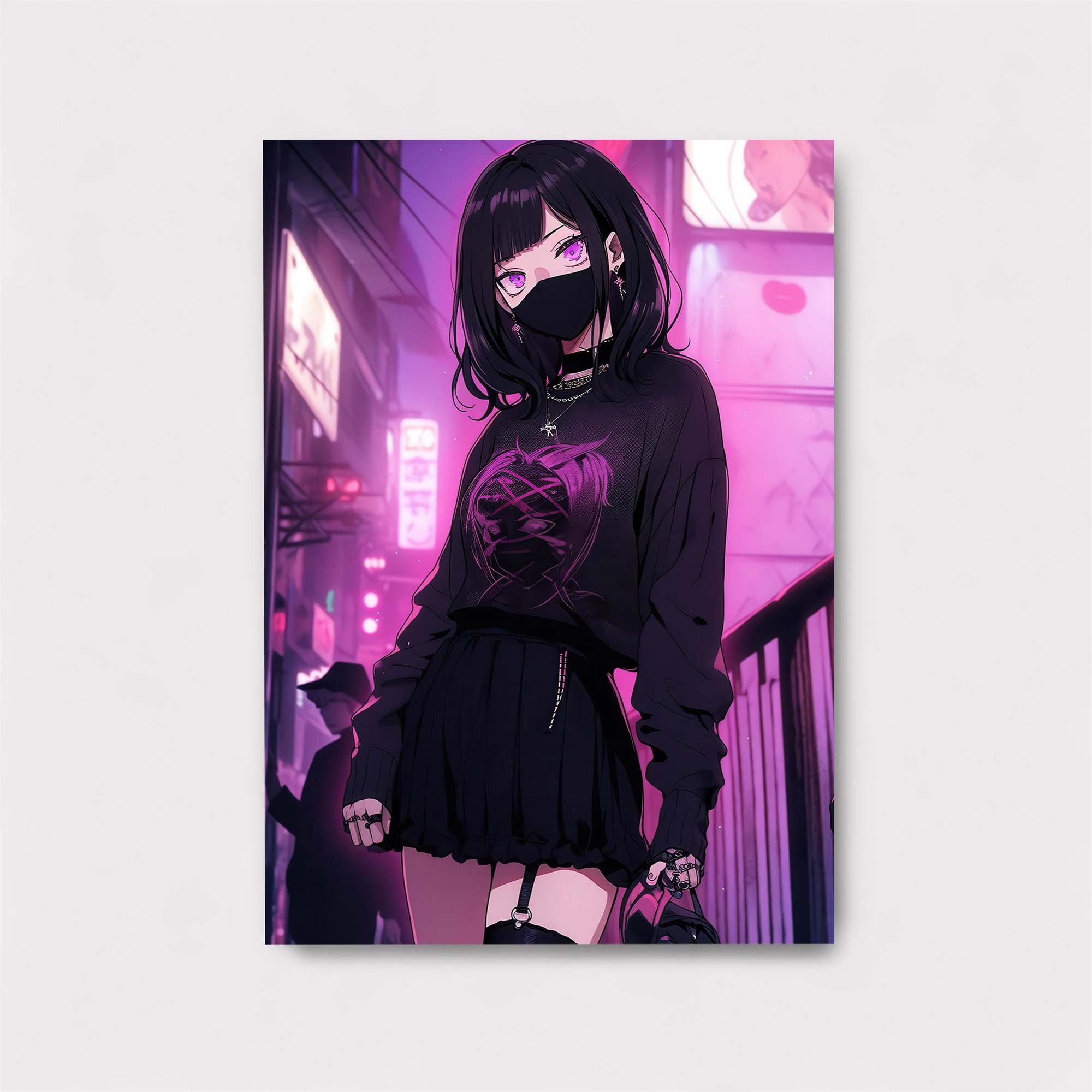 Cyberpunk Elegance Safe Wall Magnetic / M