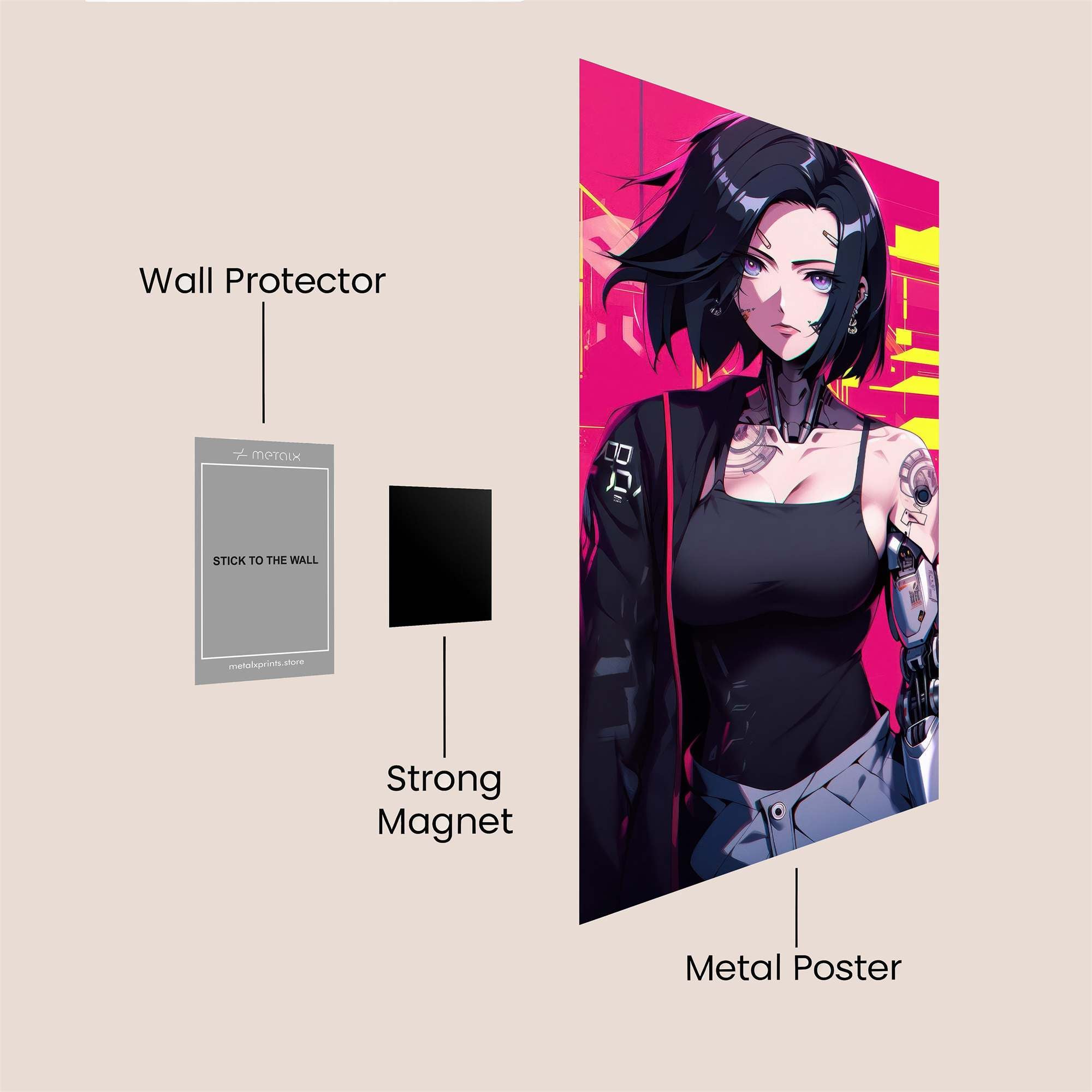 Motoko Intense Safe Wall Magnetic / M