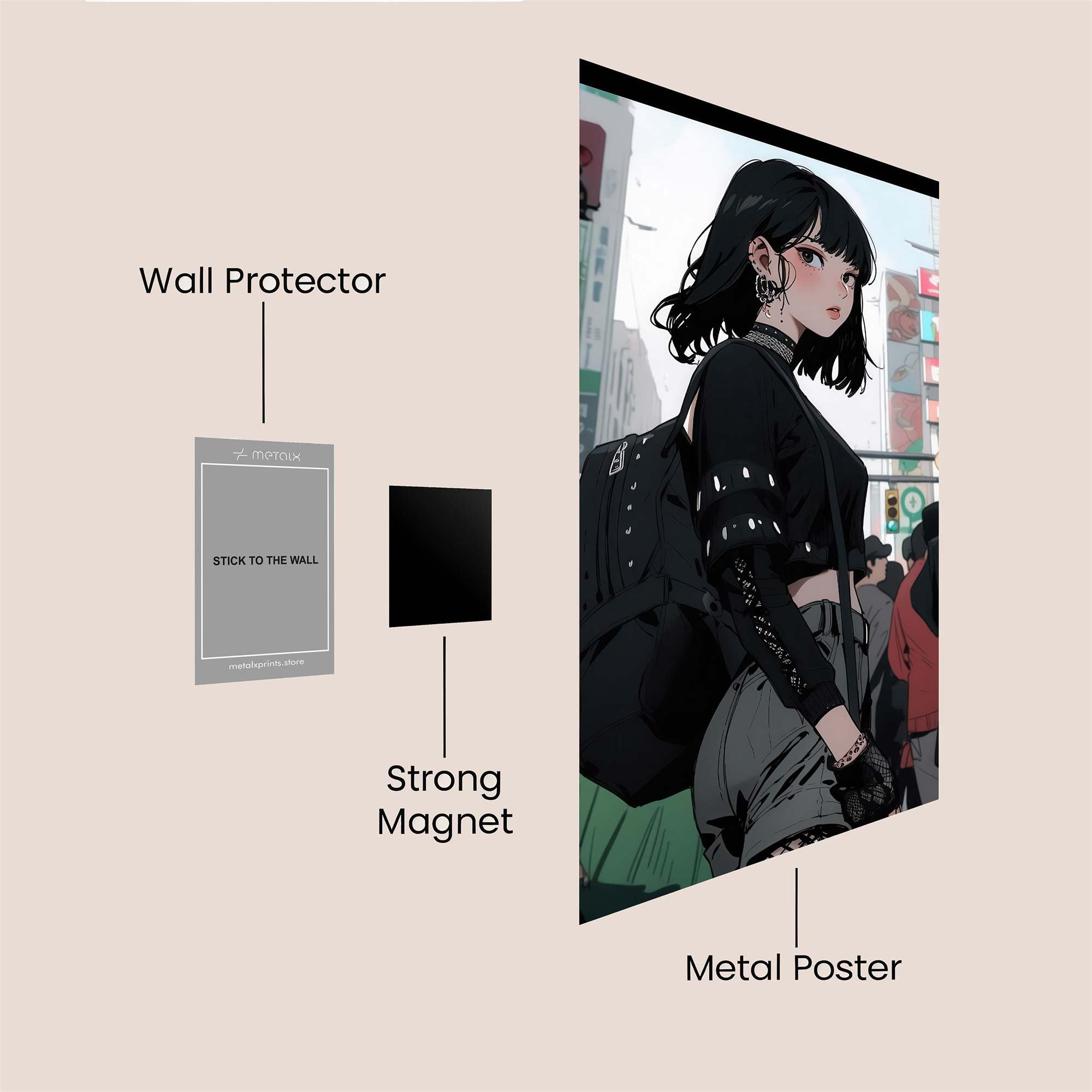 Miko Serenity Safe Wall Magnetic / M