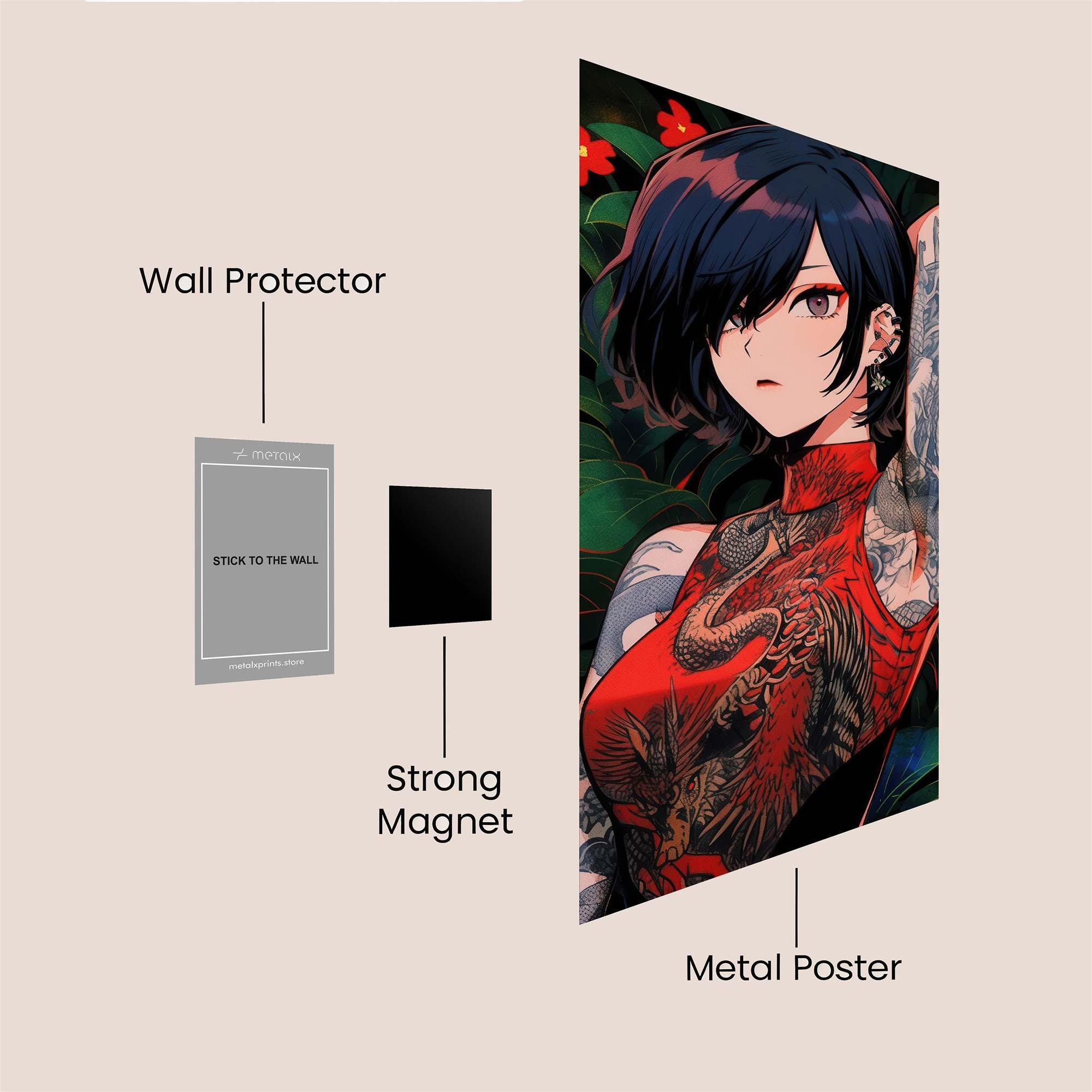 Dragon Serenity Safe Wall Magnetic / M