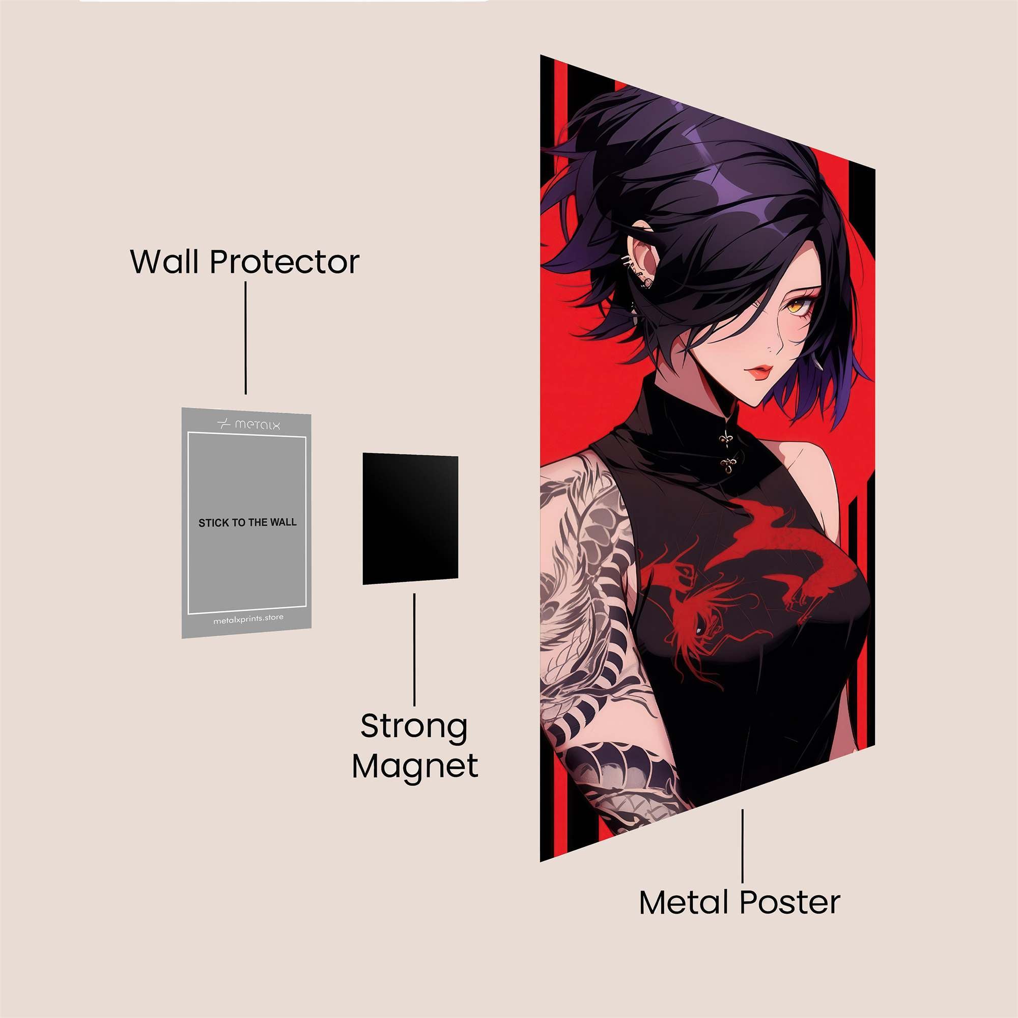 Dragon Majesty Safe Wall Magnetic / M