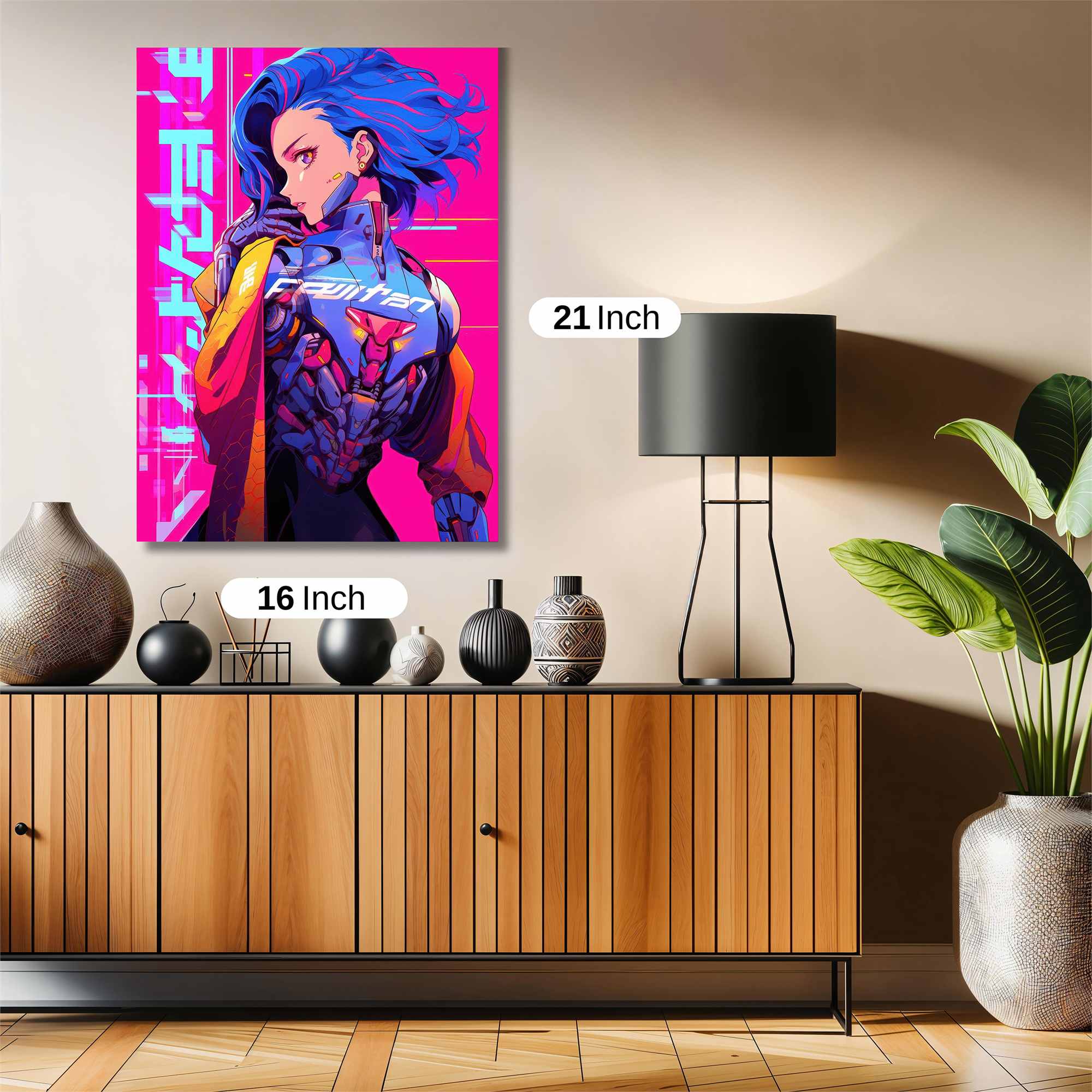 Cyber Serenity Safe Wall Magnetic / M