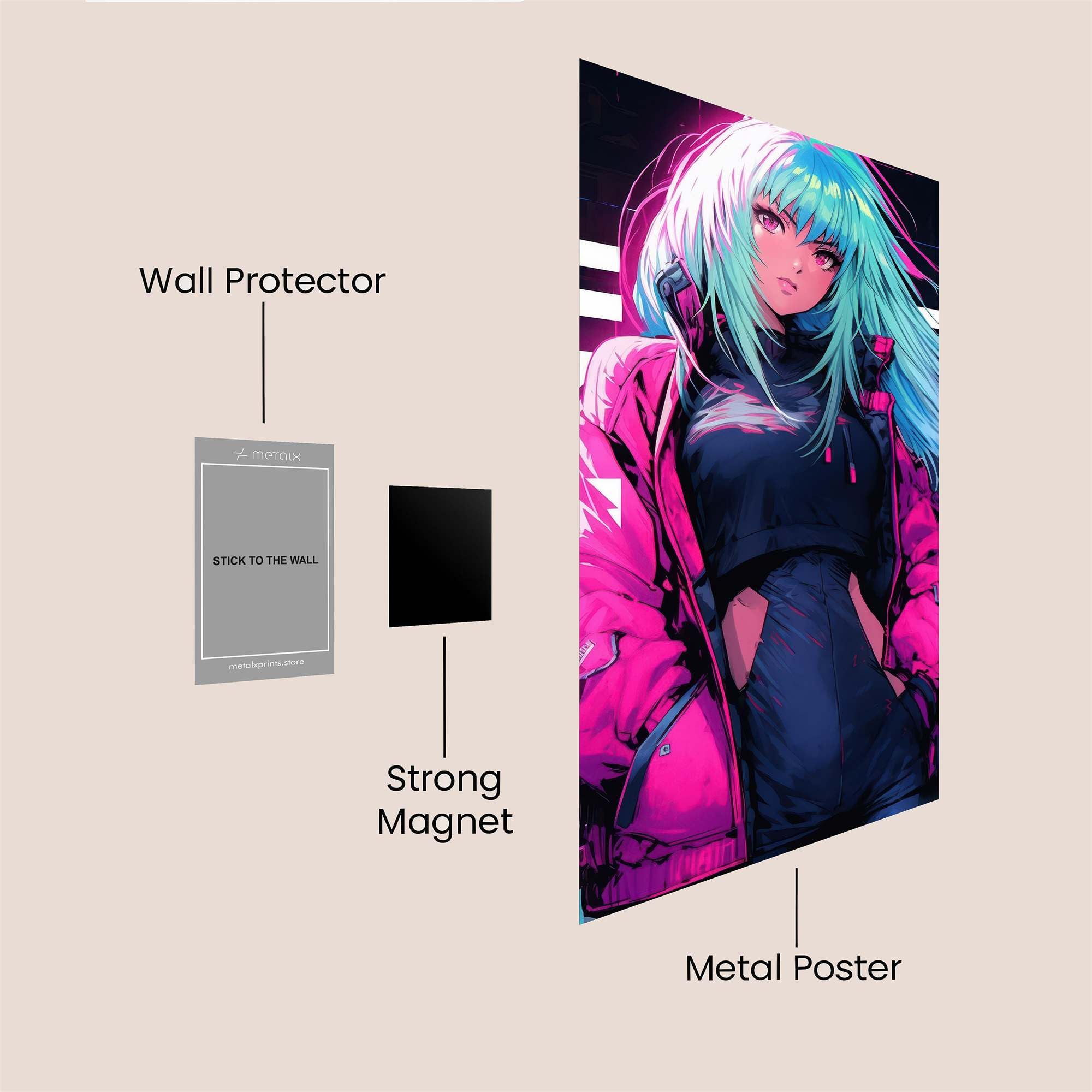 Cyber Enigma Safe Wall Magnetic / M