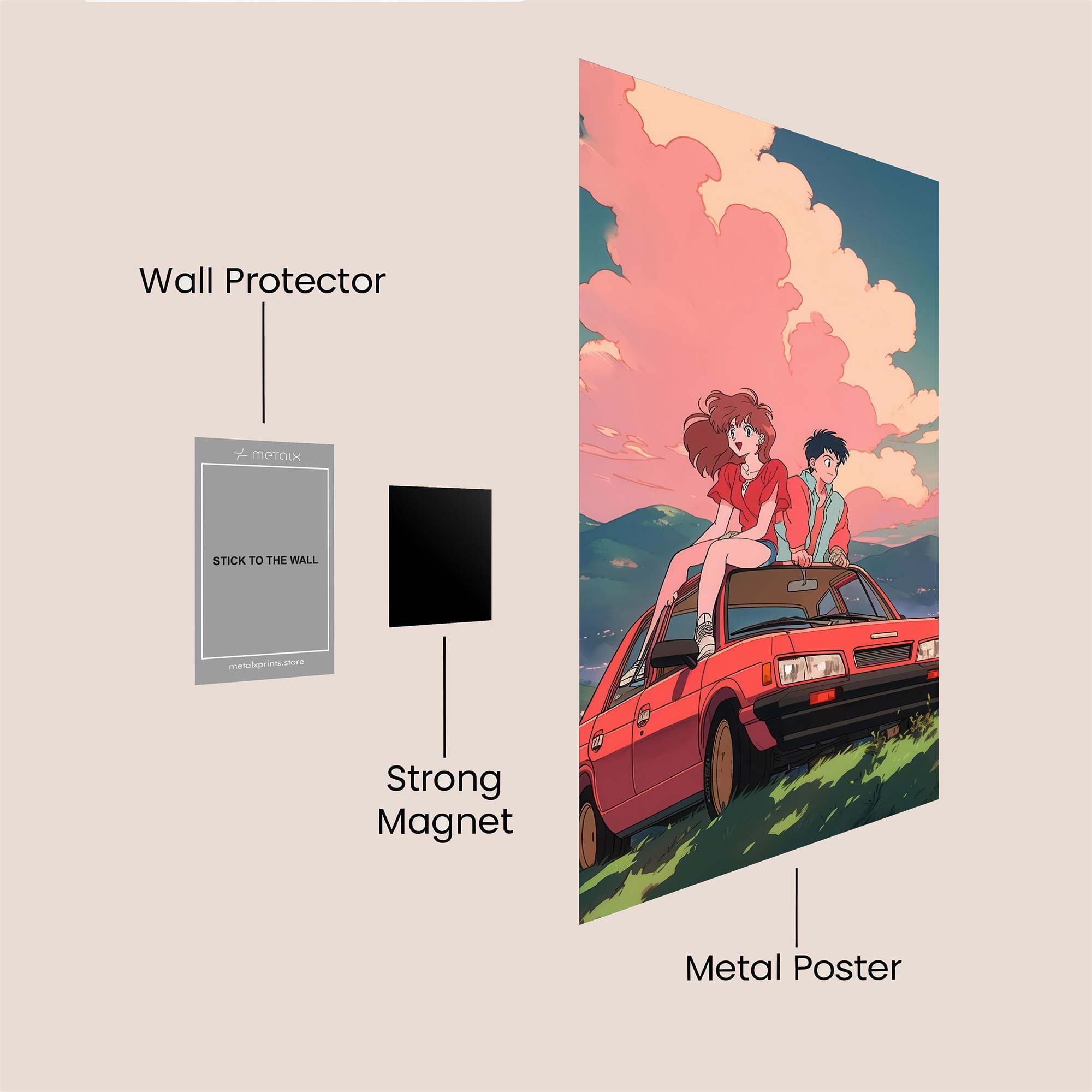 Taeko Adventure Safe Wall Magnetic / M