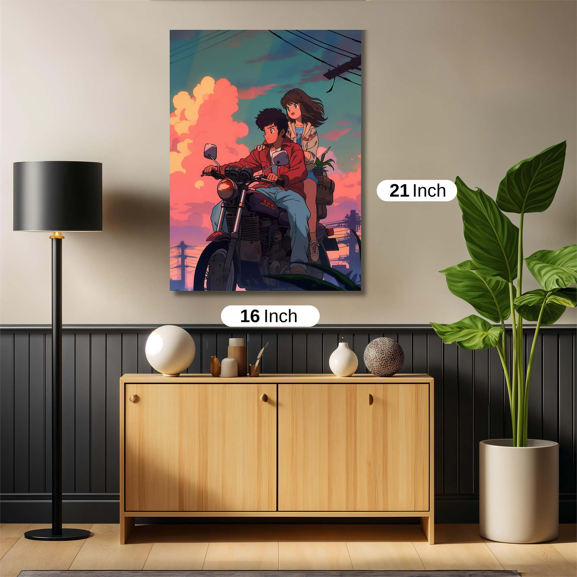 Sunset Serenade Safe Wall Magnetic / M