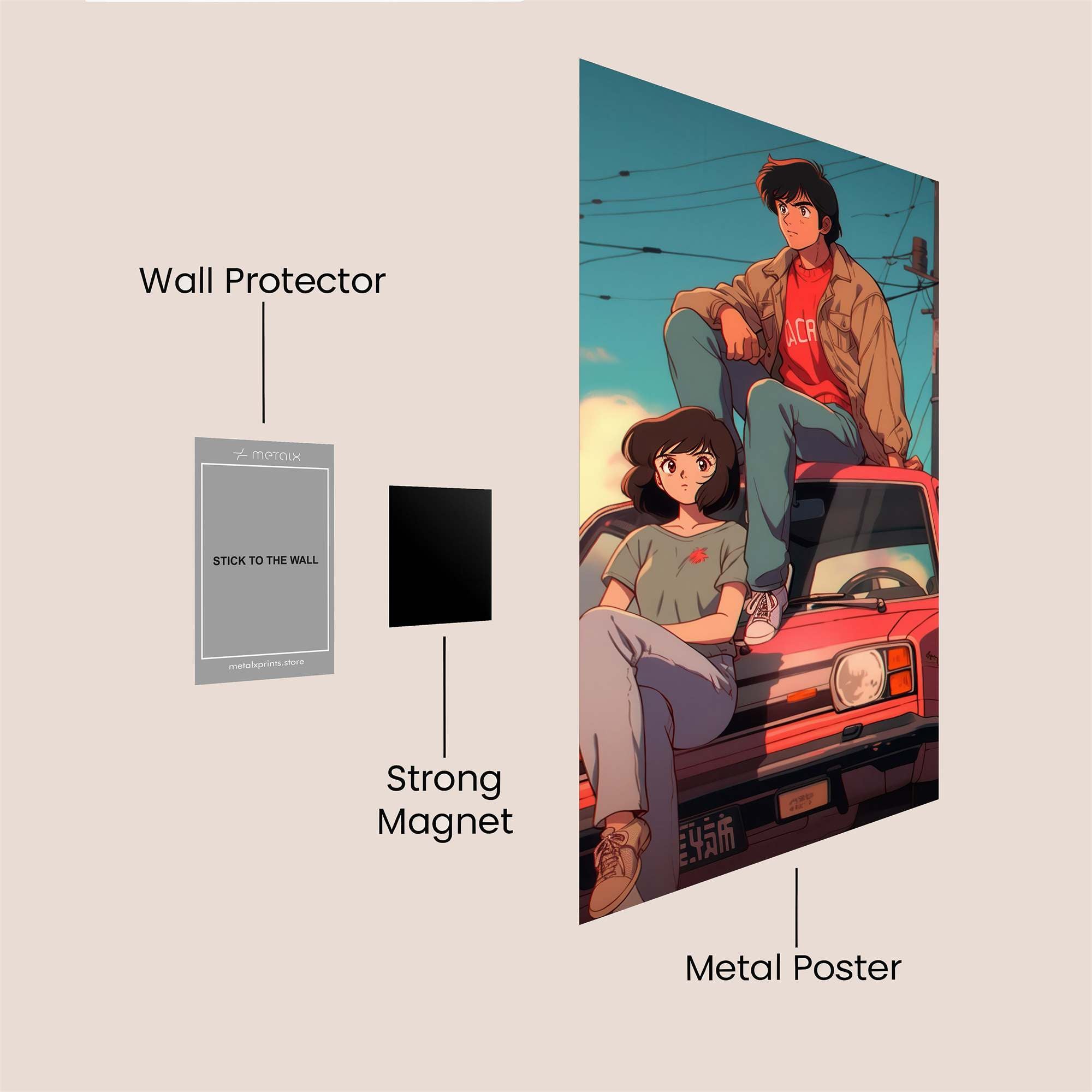 Makoto Serene Safe Wall Magnetic / M