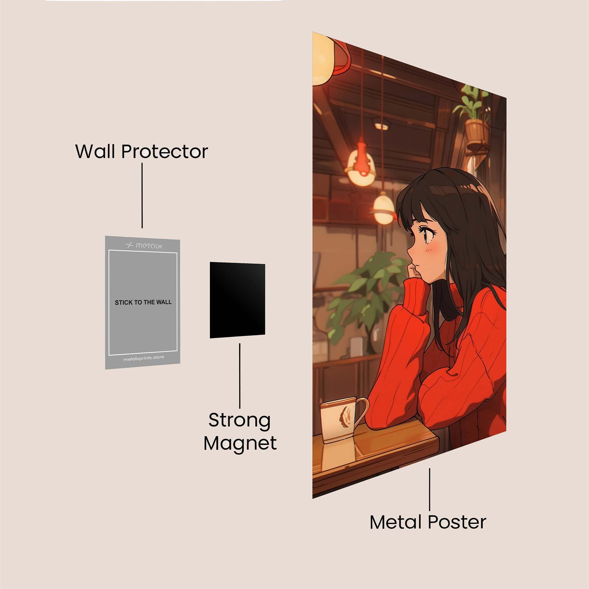 Mika Contemplative Safe Wall Magnetic / M