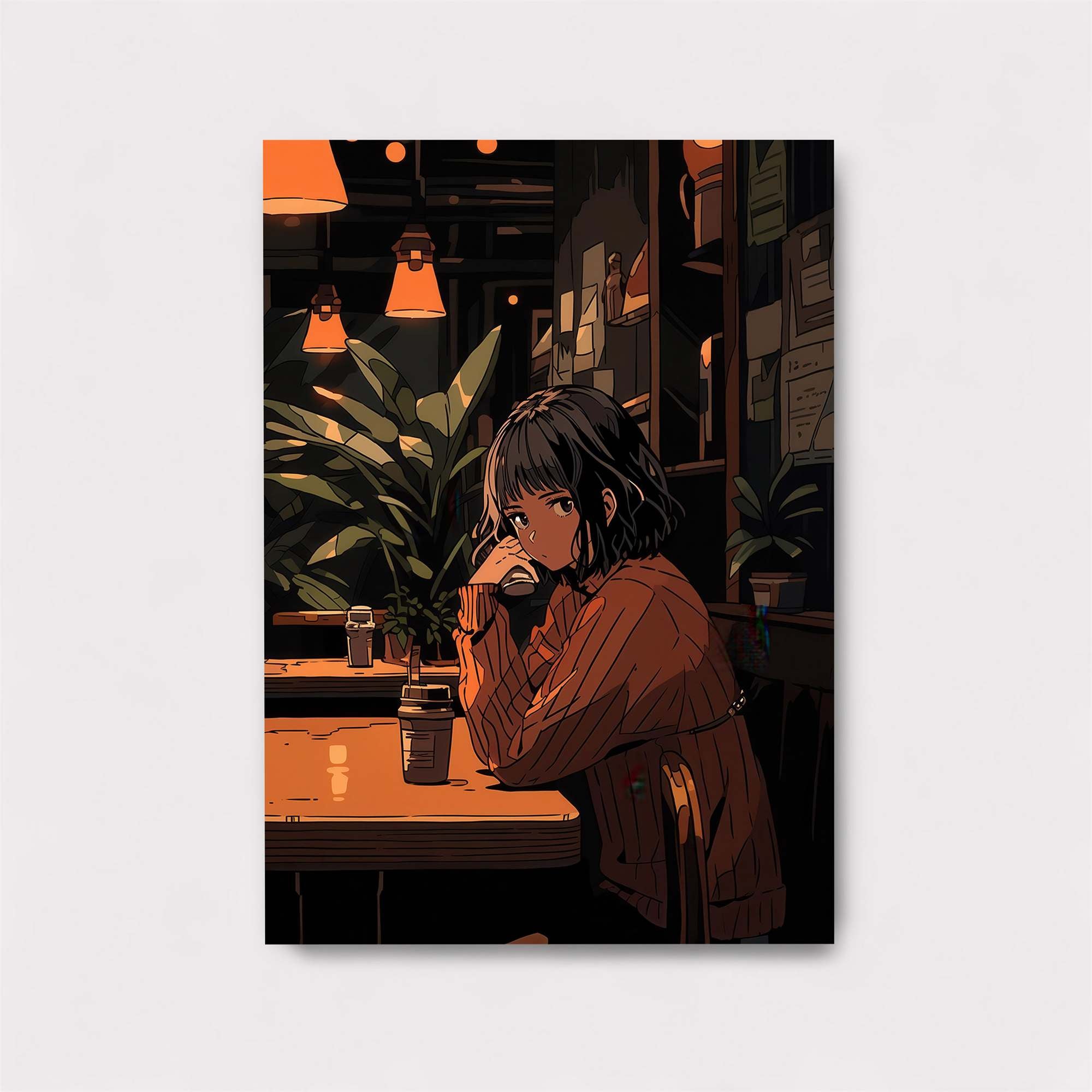 Cafe Contemplation Safe Wall Magnetic / M