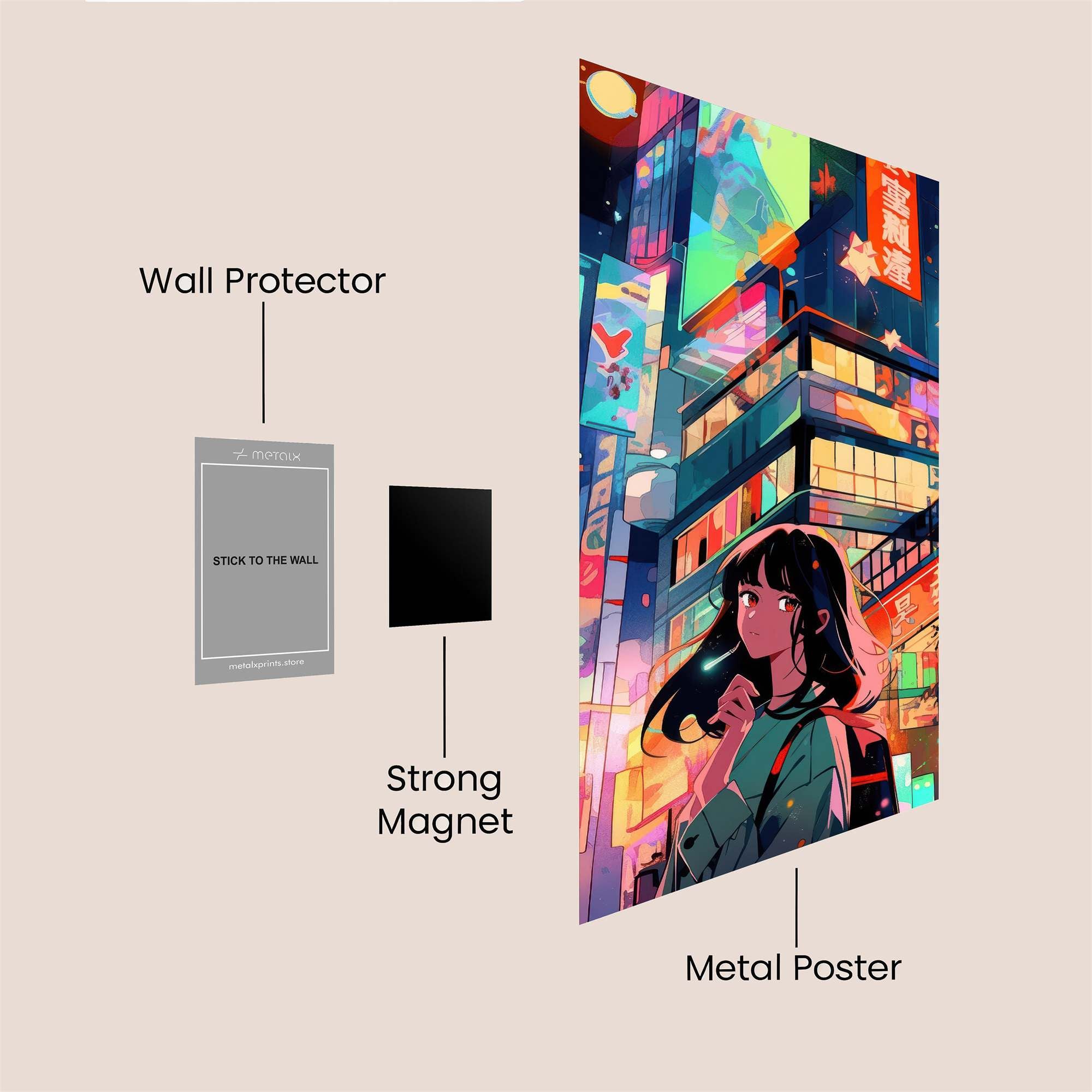 Neon Dream Safe Wall Magnetic / M