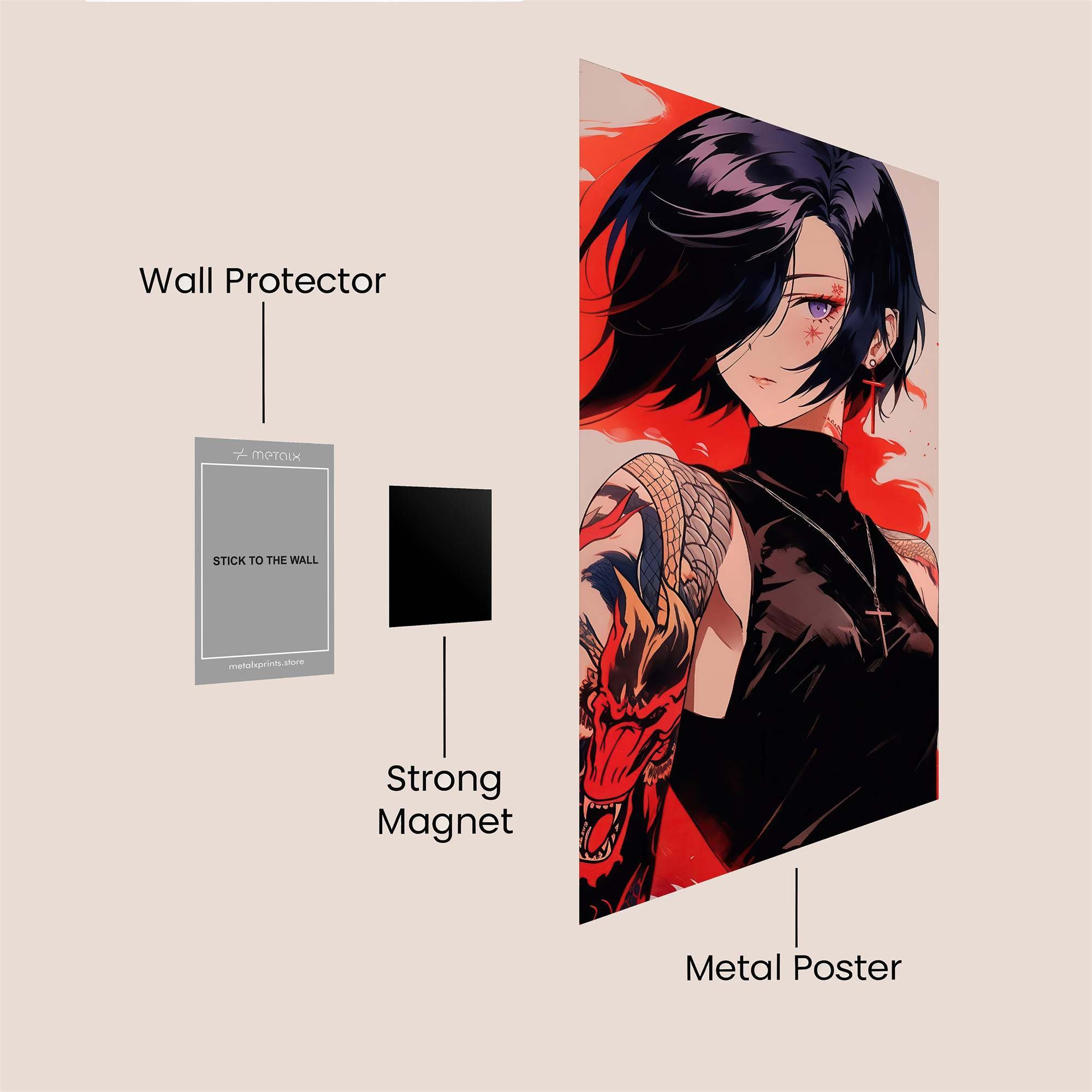 Demon's Whisper Safe Wall Magnetic / M