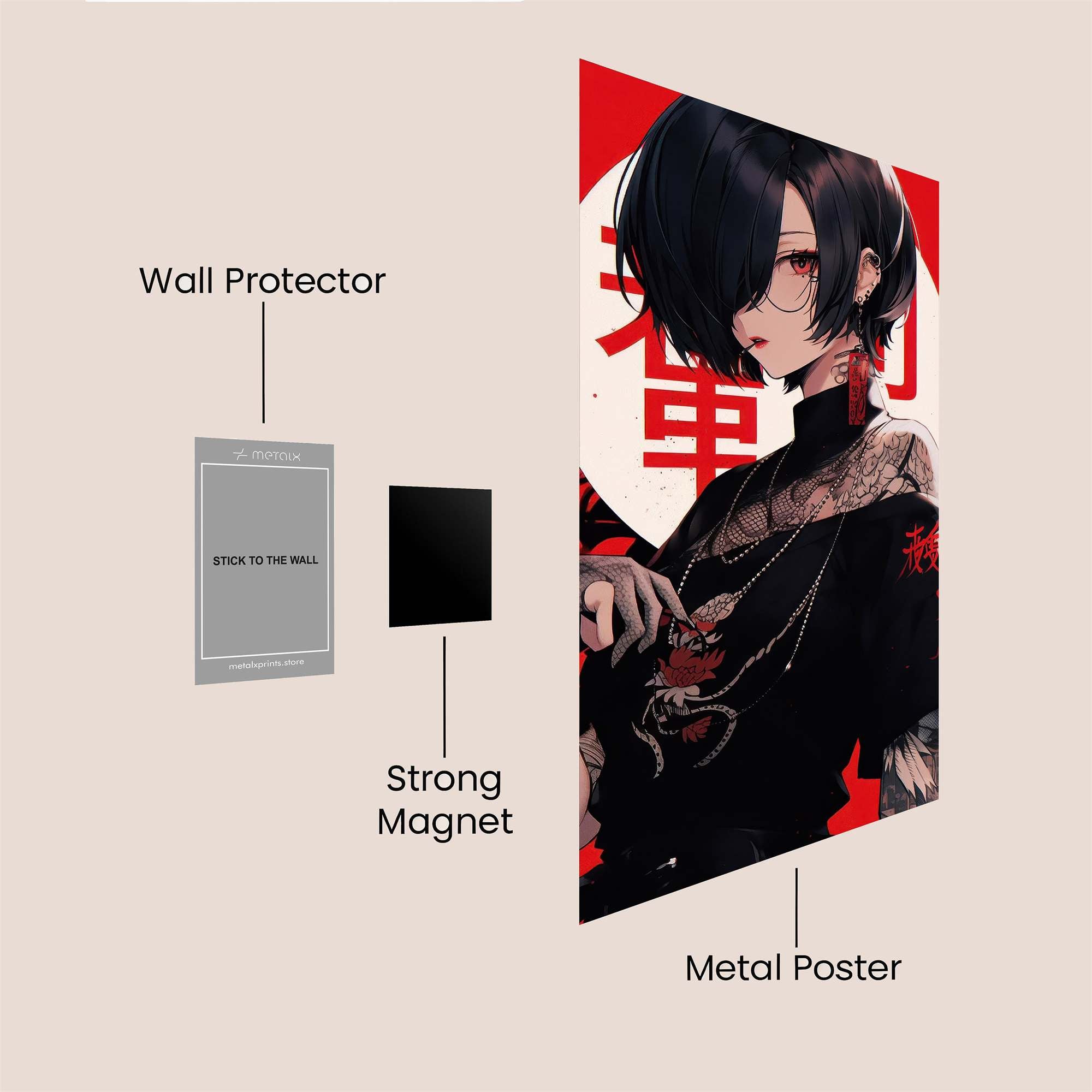 Raven Elegance Safe Wall Magnetic / M