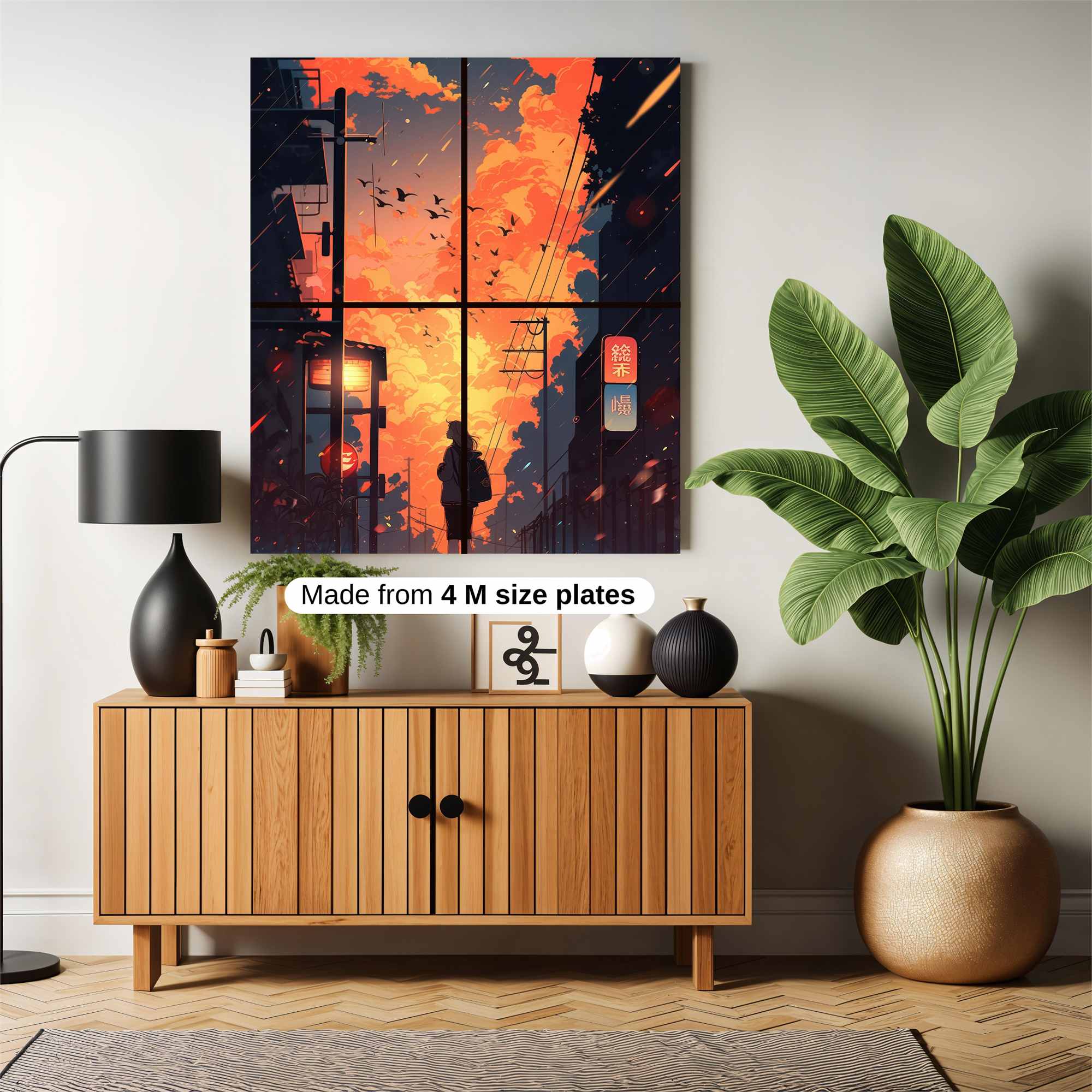 Sunset Solitude Safe Wall Magnetic / M