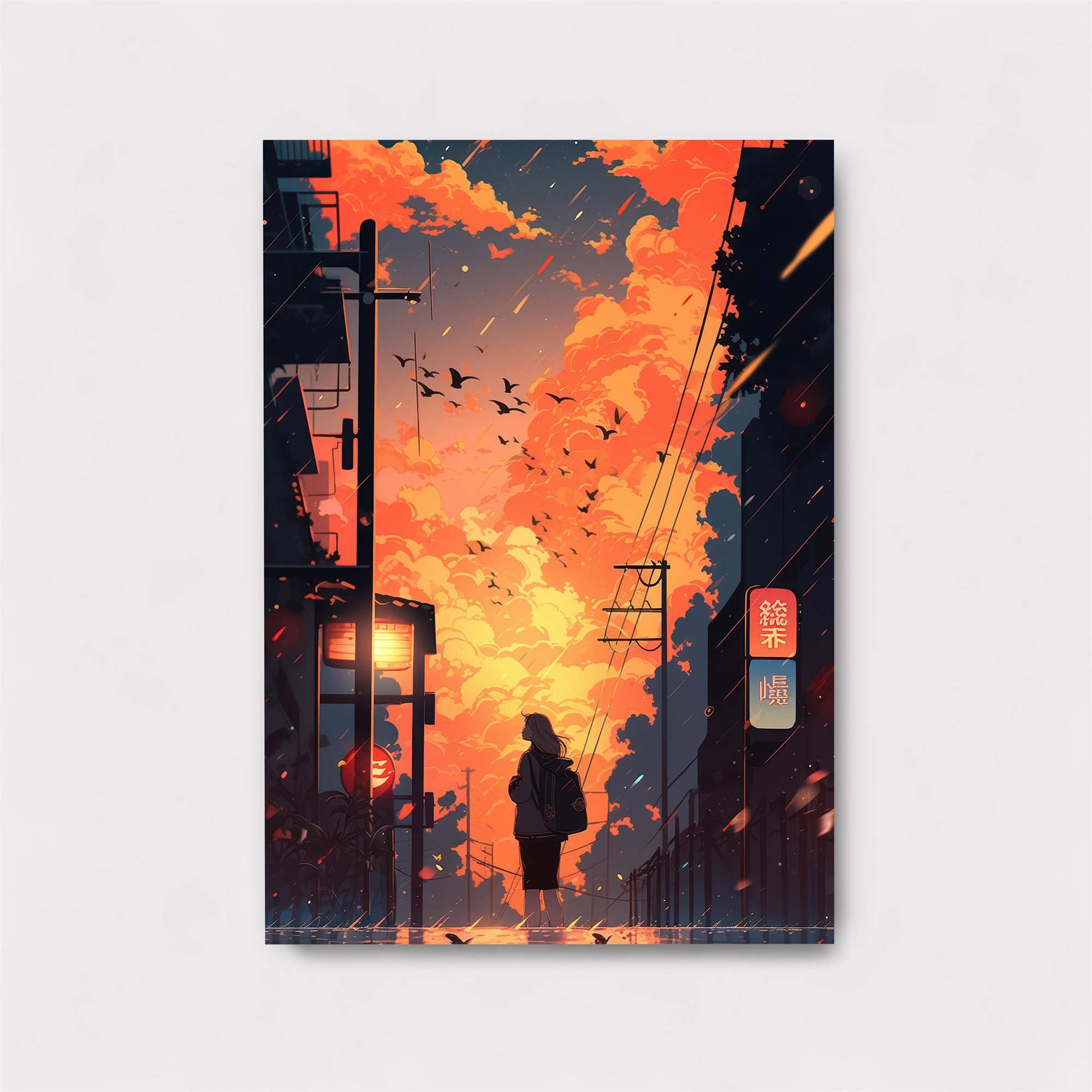 Sunset Solitude Safe Wall Magnetic / M