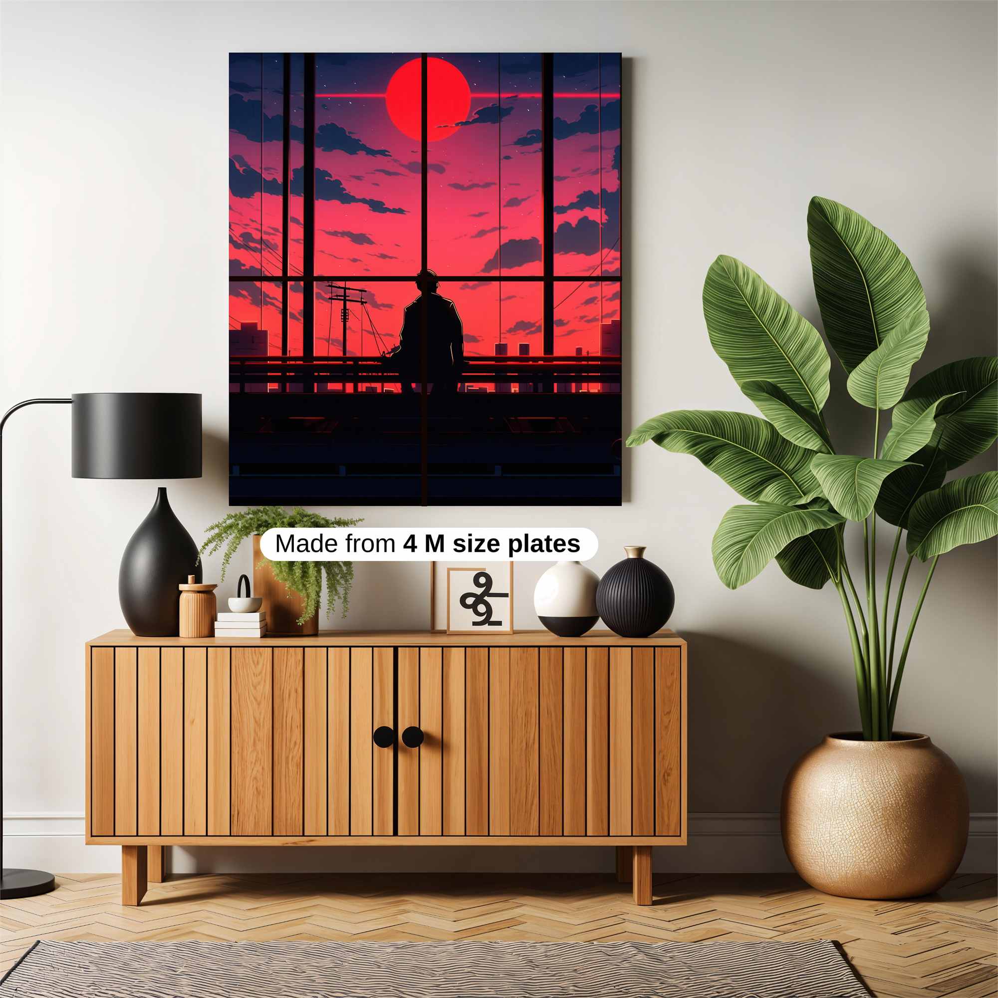 Sunset Solitude Safe Wall Magnetic / M