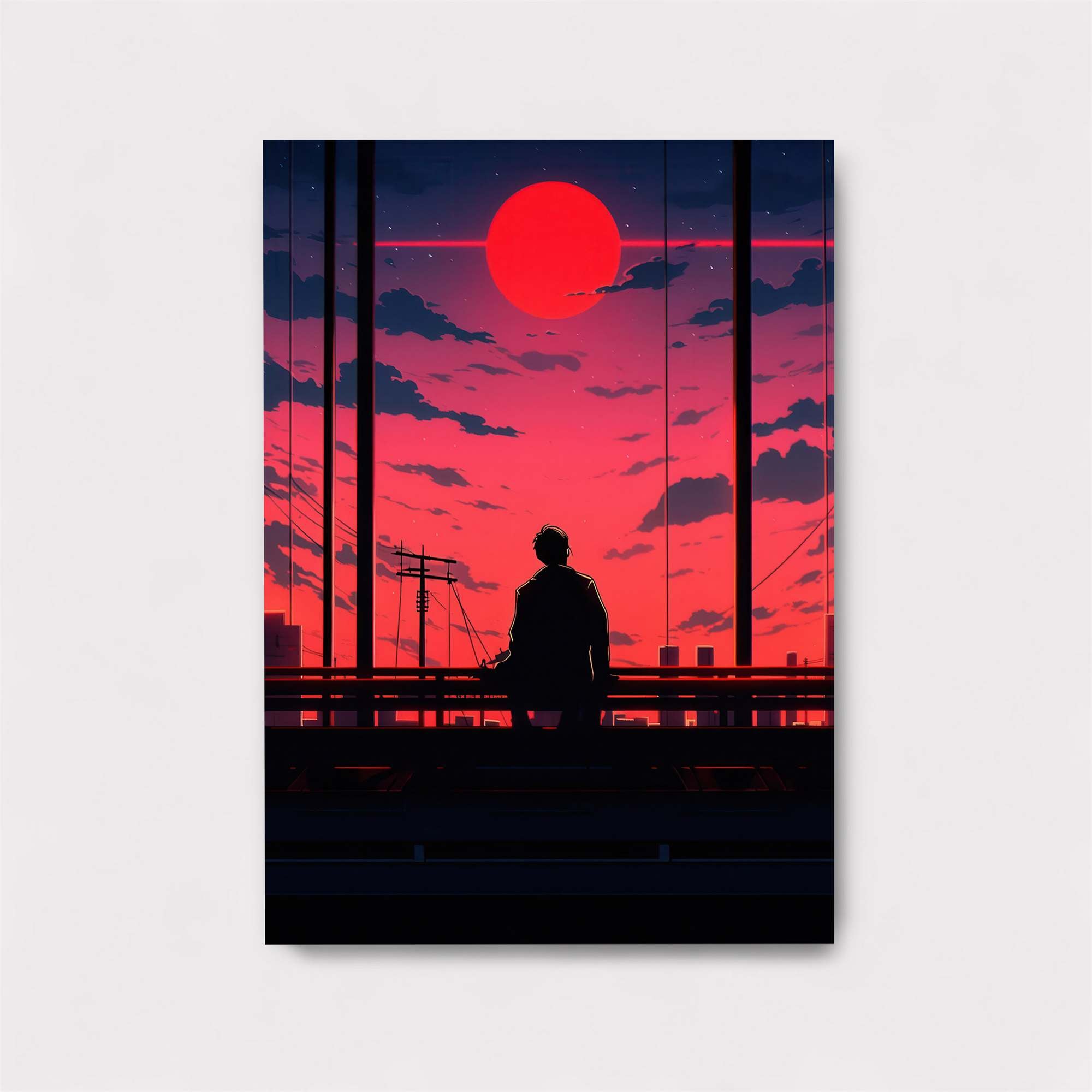 Sunset Solitude Safe Wall Magnetic / M