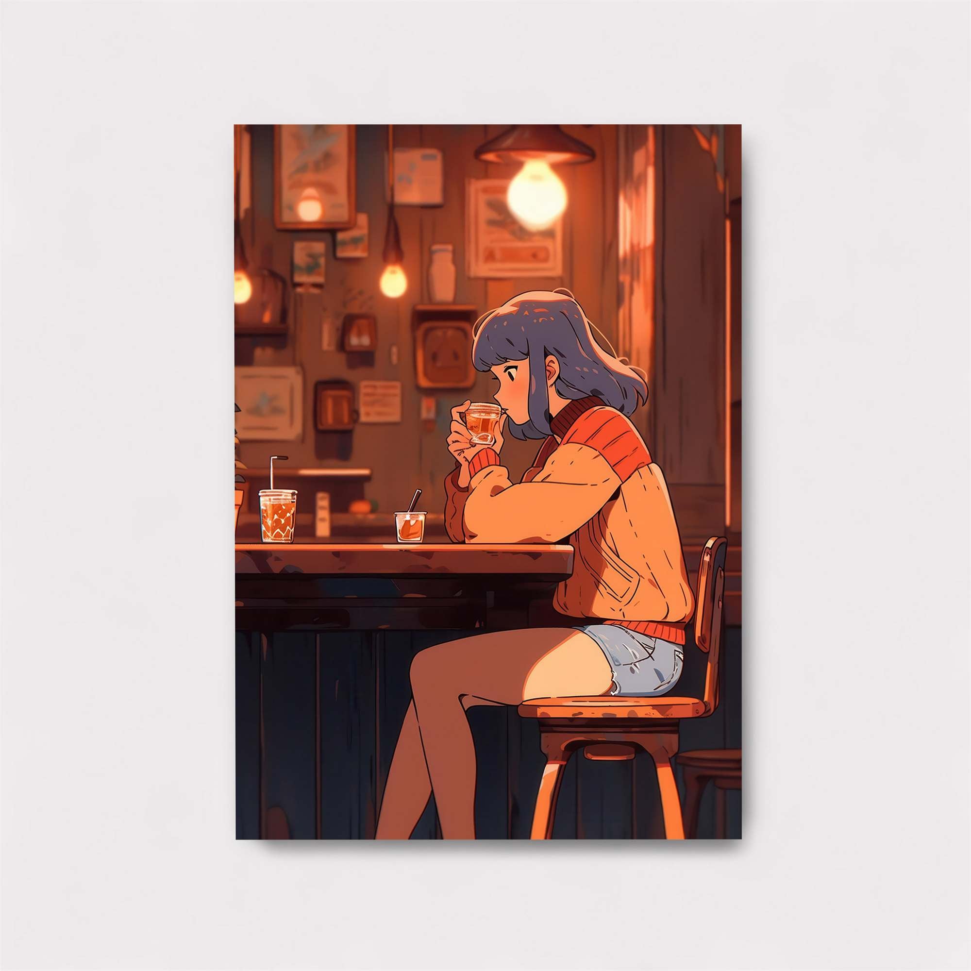 Café Serenity Safe Wall Magnetic / M